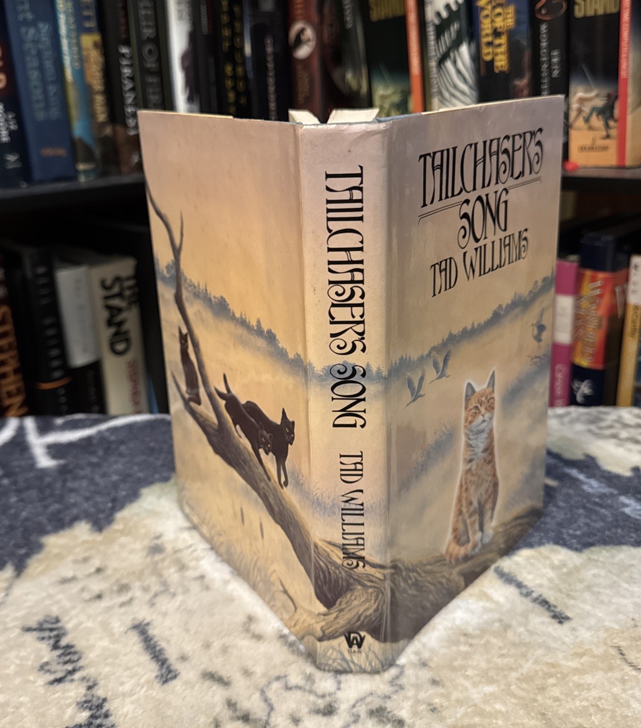 Tailchaser’s Song – Tad Williams (1985, Hardcover) First Edition/1st Print, HCDJ