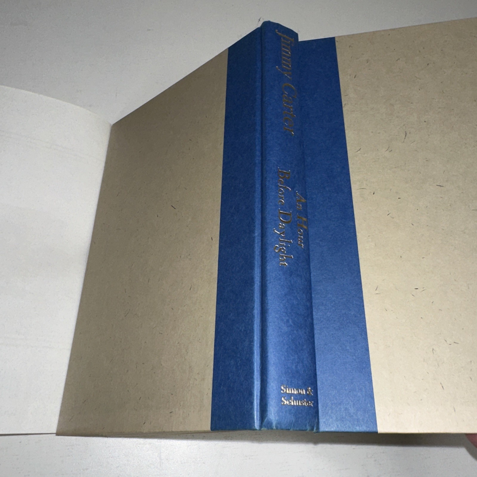 JIMMY CARTER Autographed Signed Book An Hour Before Daylight President JSA COA