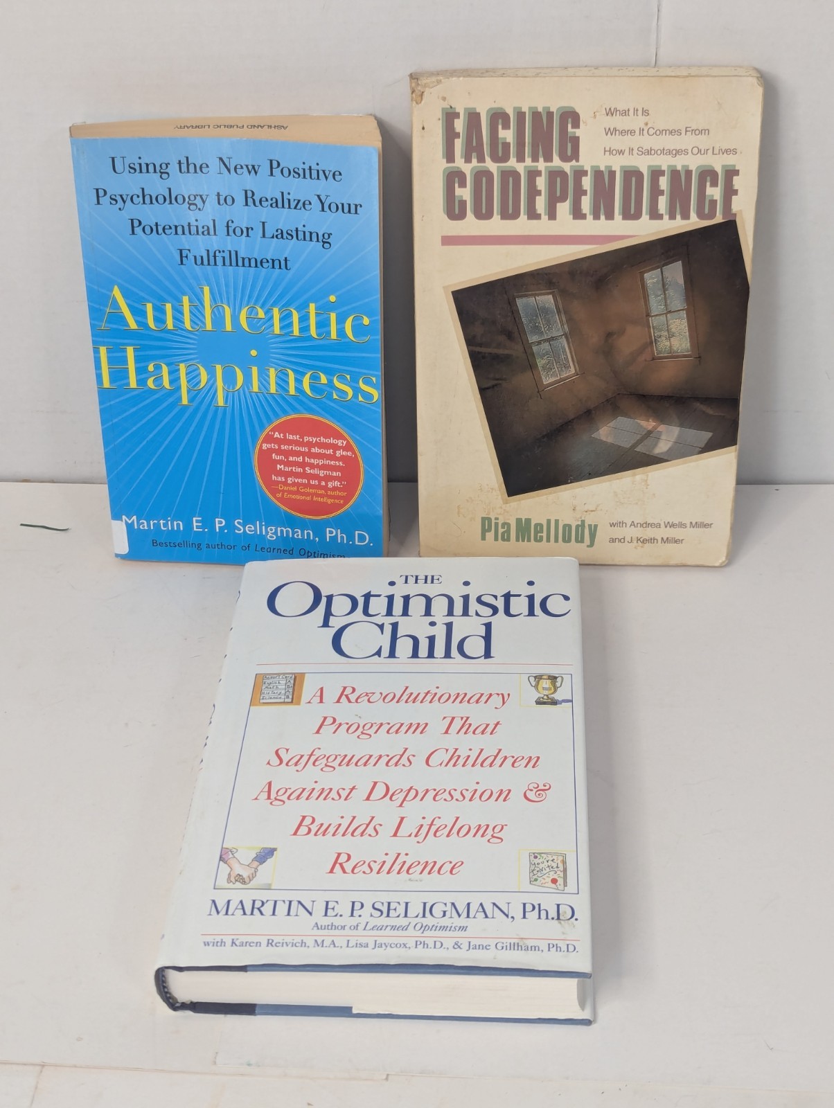 Lot Of 3 Non-fiction Self-help Positive Codependence Happiness Depression Books