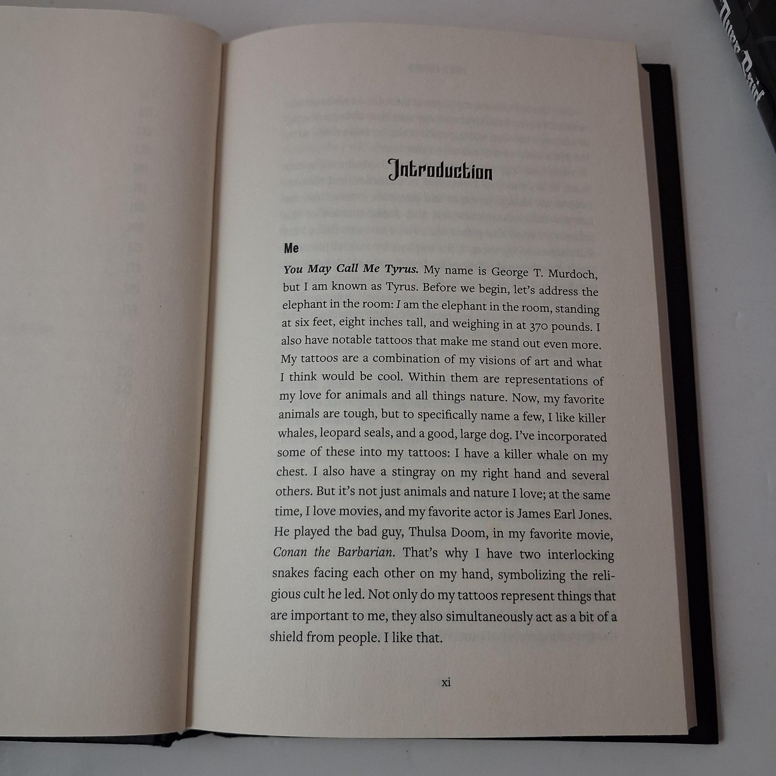 Just Tyrus; Nuff Said Tyrus George T. Murdoch Post Hill Press Black HC