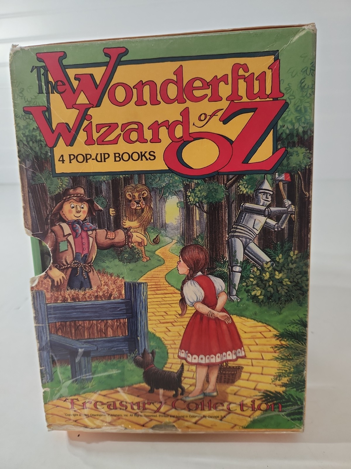 The Wonderful Wizard Of Oz Set 4 Pop Up Books Treasury Collection 1991 Box Set
