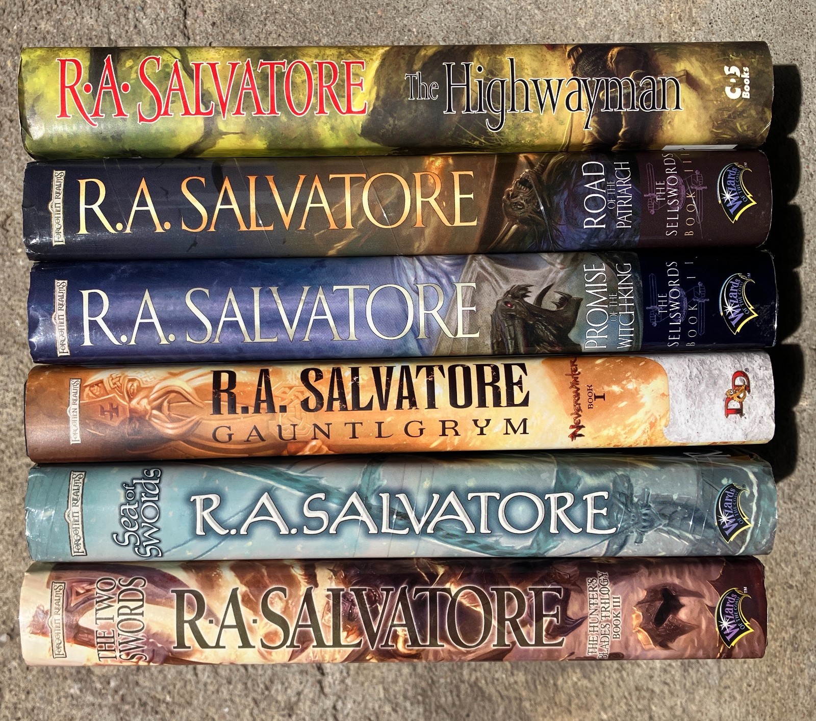 book R. A. SALVATORE Forgotten Realms lot x 6 hardcover fantasy