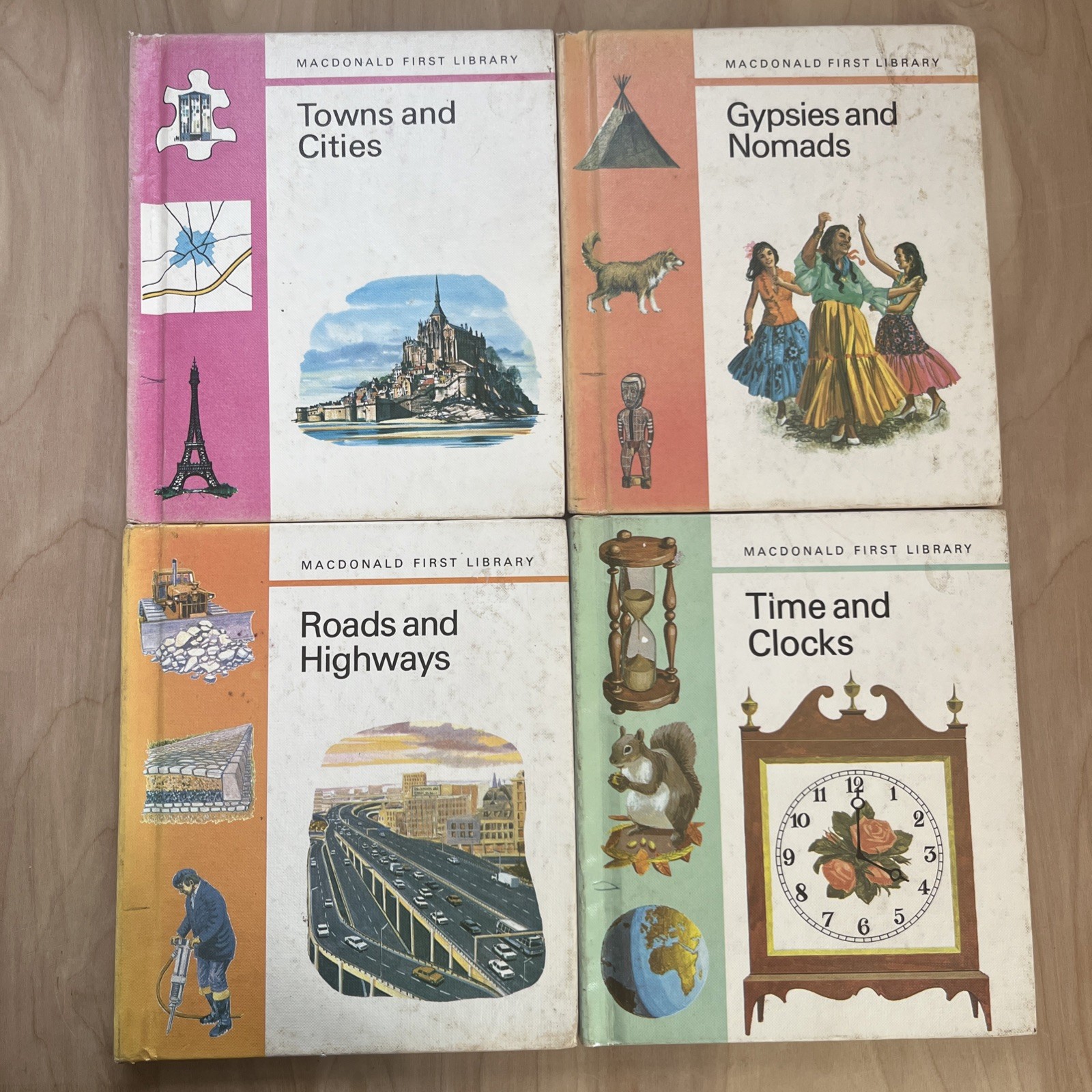 Macdonald First Library United Kingdom Lot Of 8 1975 Children’s Books EUC