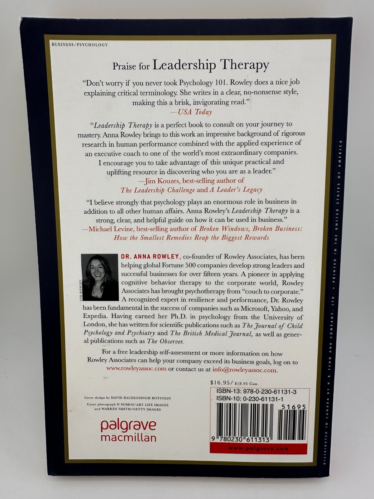 Leadership Therapy Anna Rowley Paperback Business Psychology Microsoft Managers