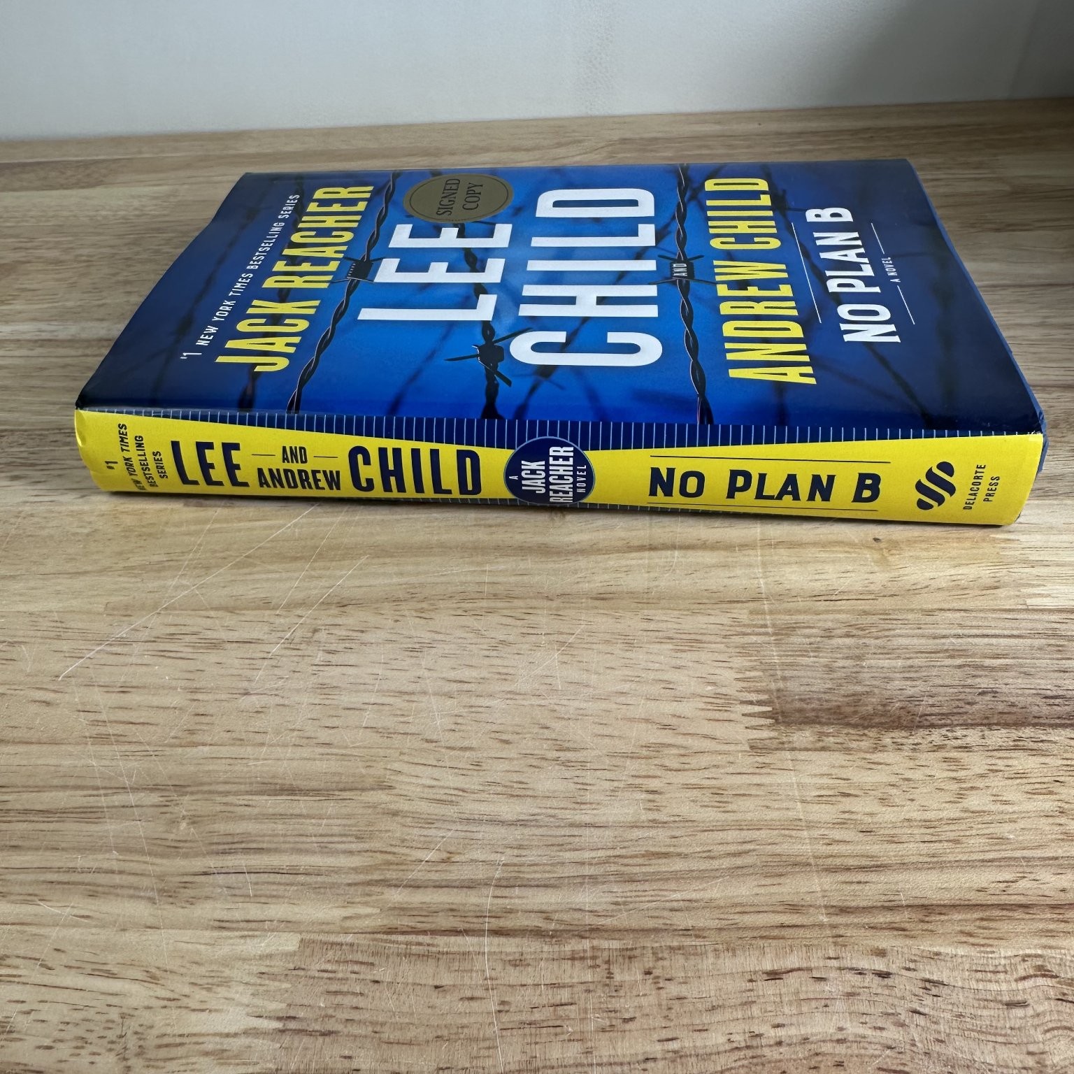 No Plan B Lee Child Andrew Child 2022 First Edition Signed Jack Reacher