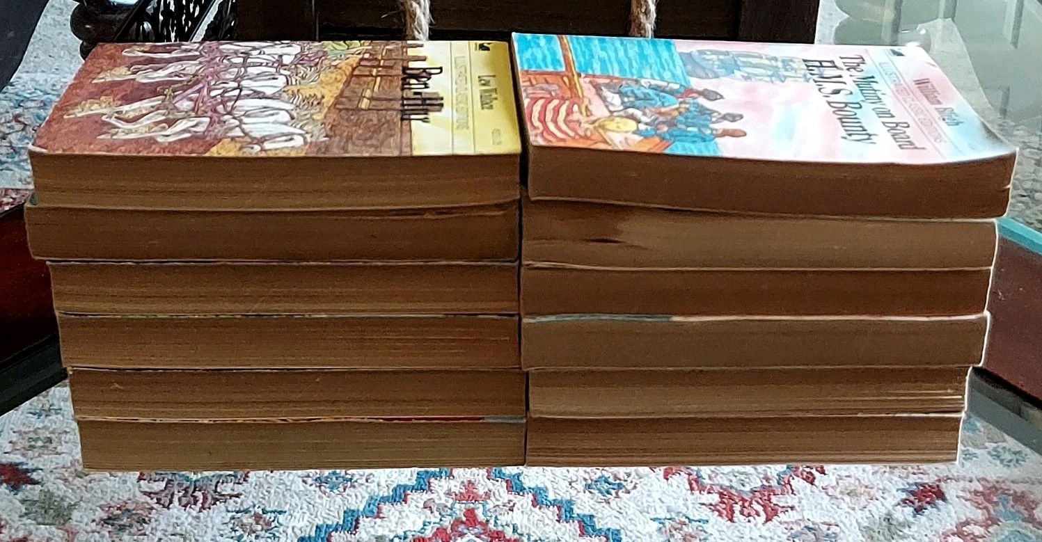 Lot of 12 Moby Books Illustrated Classic Editions Vintage Mini Paperback Books