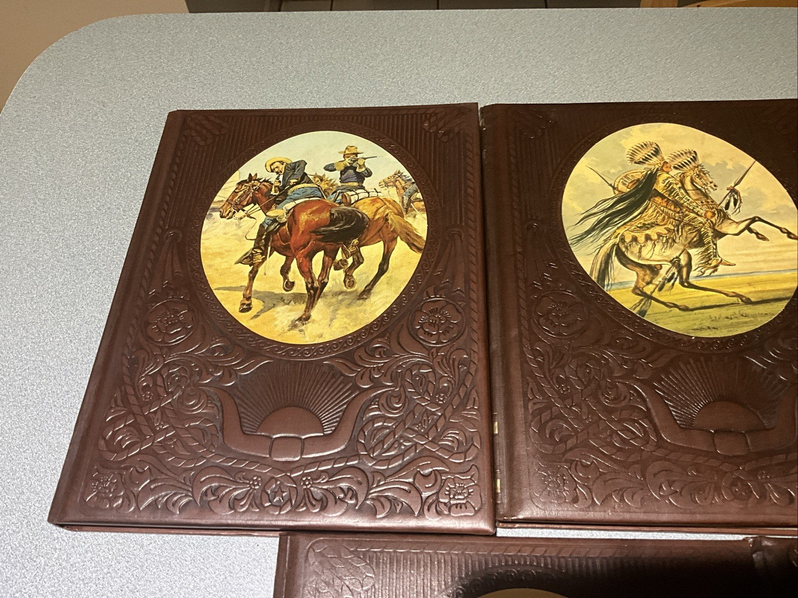 Time Life The Old West Series lot 5 Books Hardcover Leatherette Vtg History