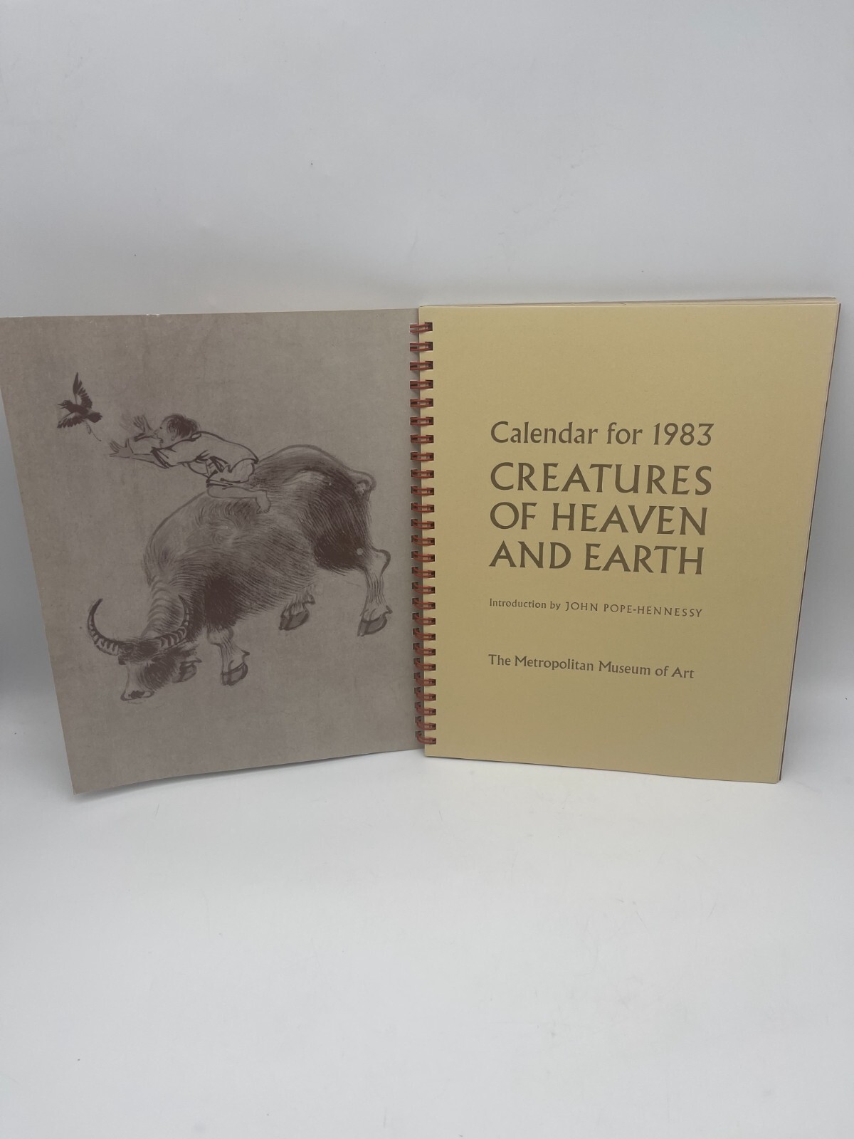 Vintage Metropolitan Museum of Art Creatures Of Heaven & Earth 1983 Planner Book