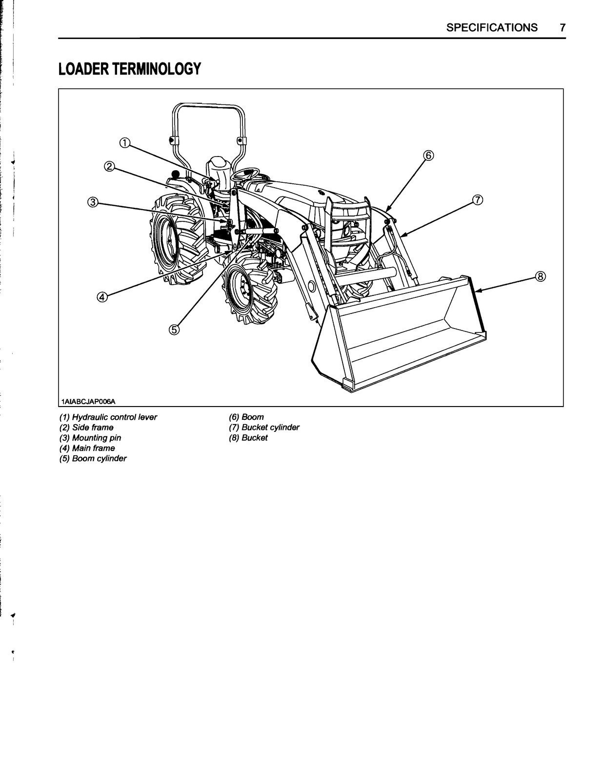 KUBOTA LA514 LA724 LA854 FRONT LOADER OPERATORS MANUAL , BOUND, TOUGH COVERED