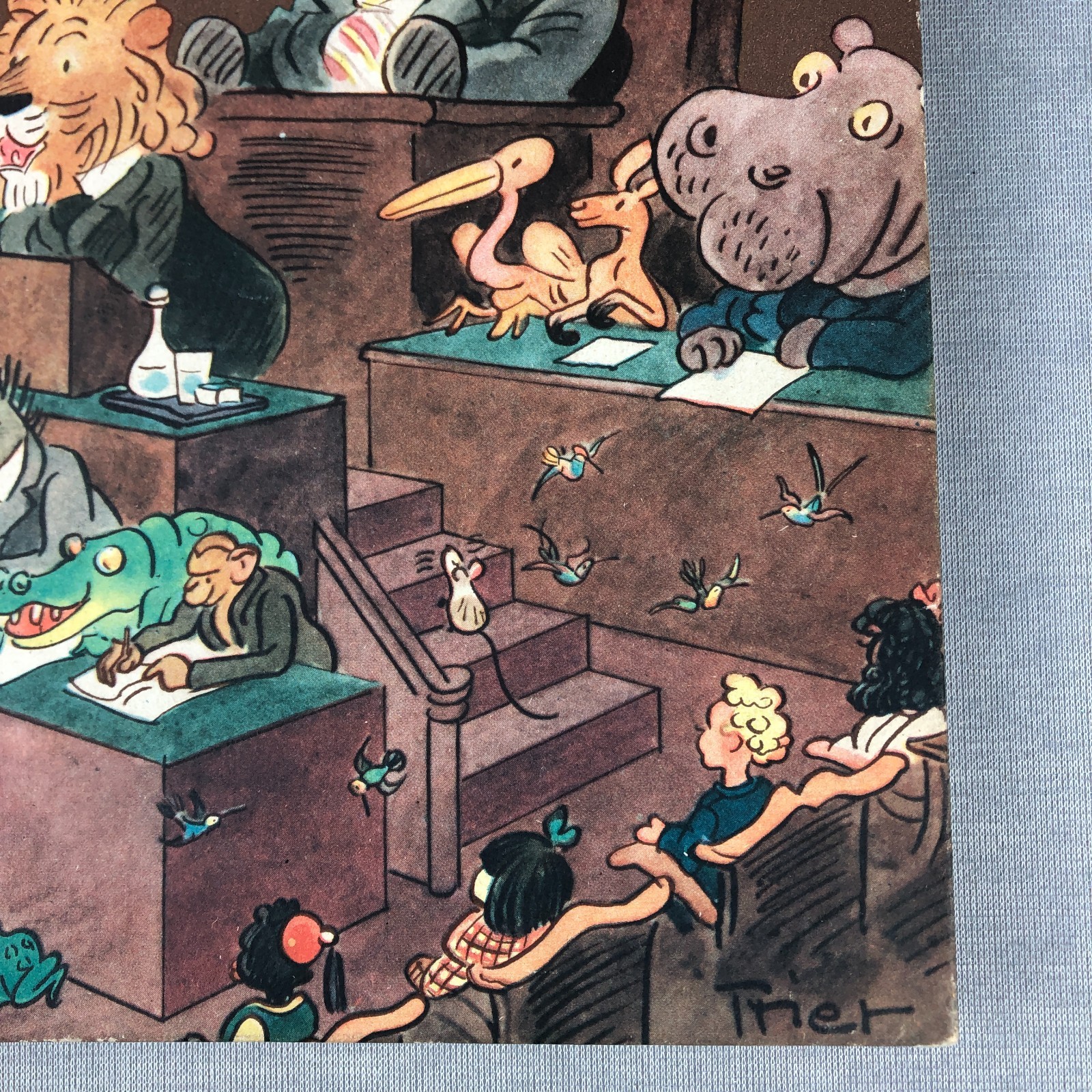 1949 German Childrens Book Die Konferenz Der Tiere Erich Kästner & Walter Trier