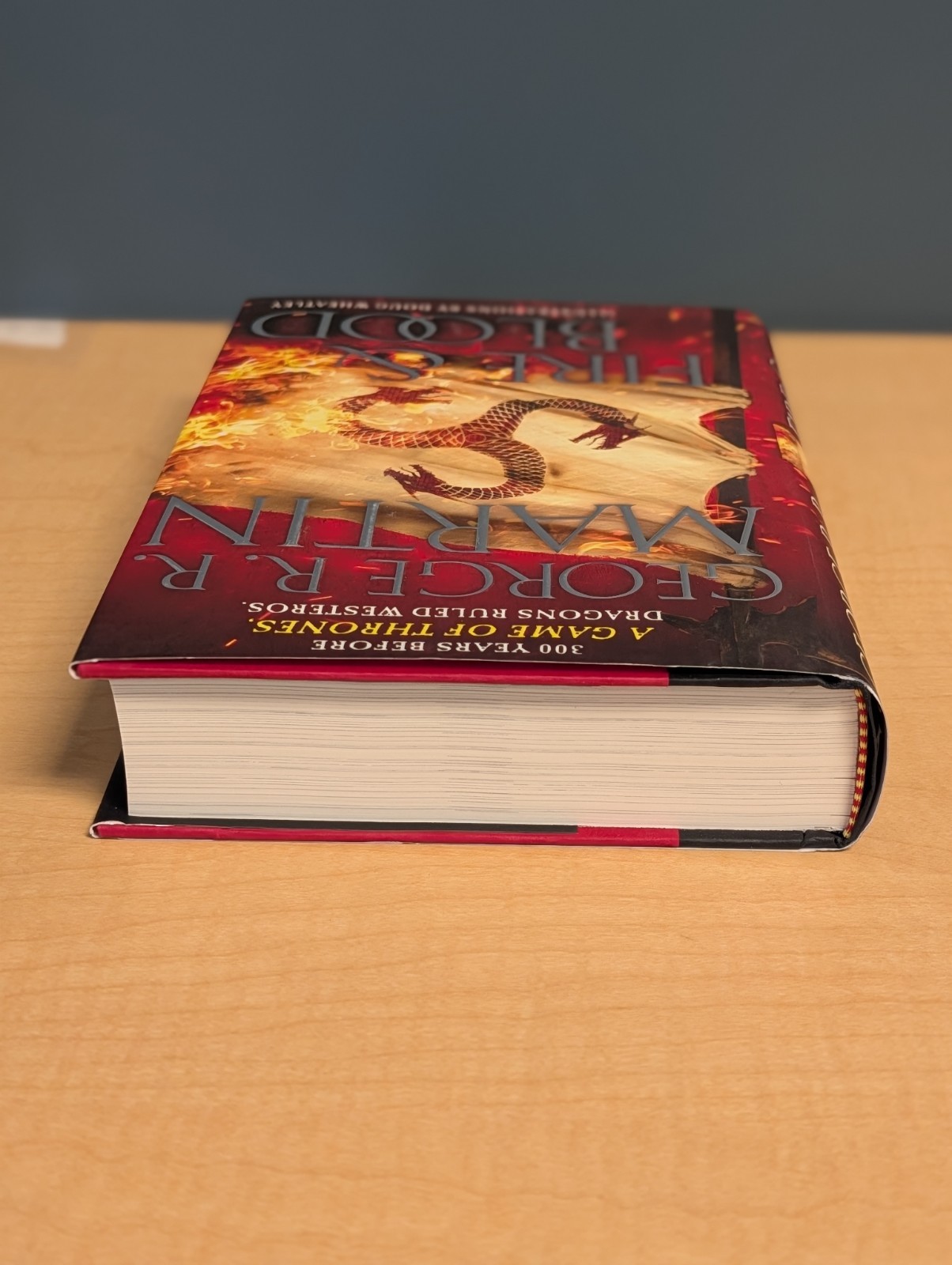 🐉George RR Martin FIRE & BLOOD Signed Bantam Hardcover 300 Years Before GoT