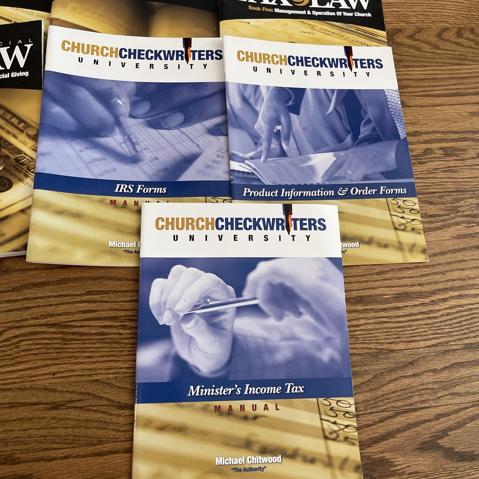 Church Financial Tax & Law Church Checkwriters Michael Chitwood Lot Books & DVD