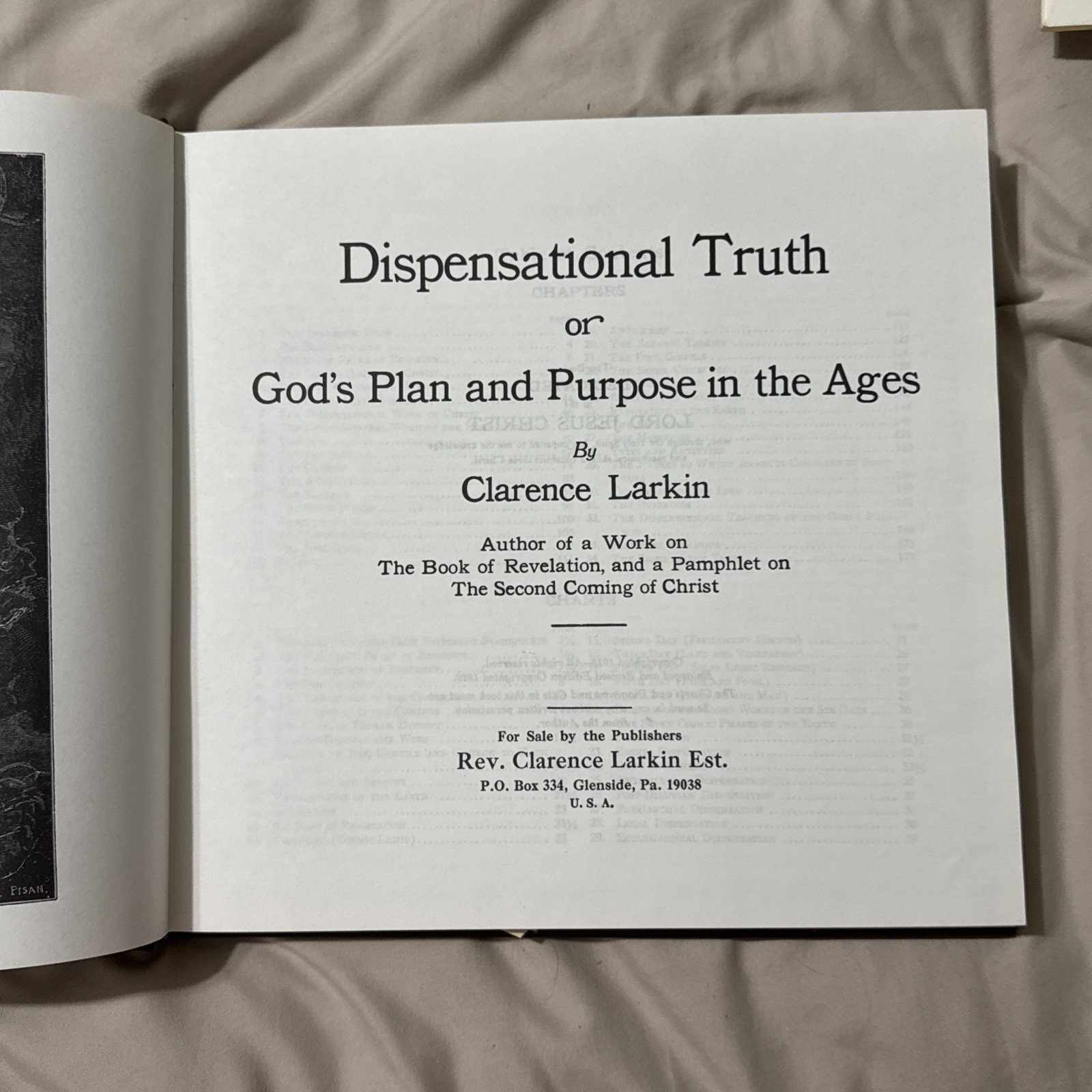 Dispensational Truth Clarence Larkin Enlarged Revised Edition Charts w/ DJ 1920