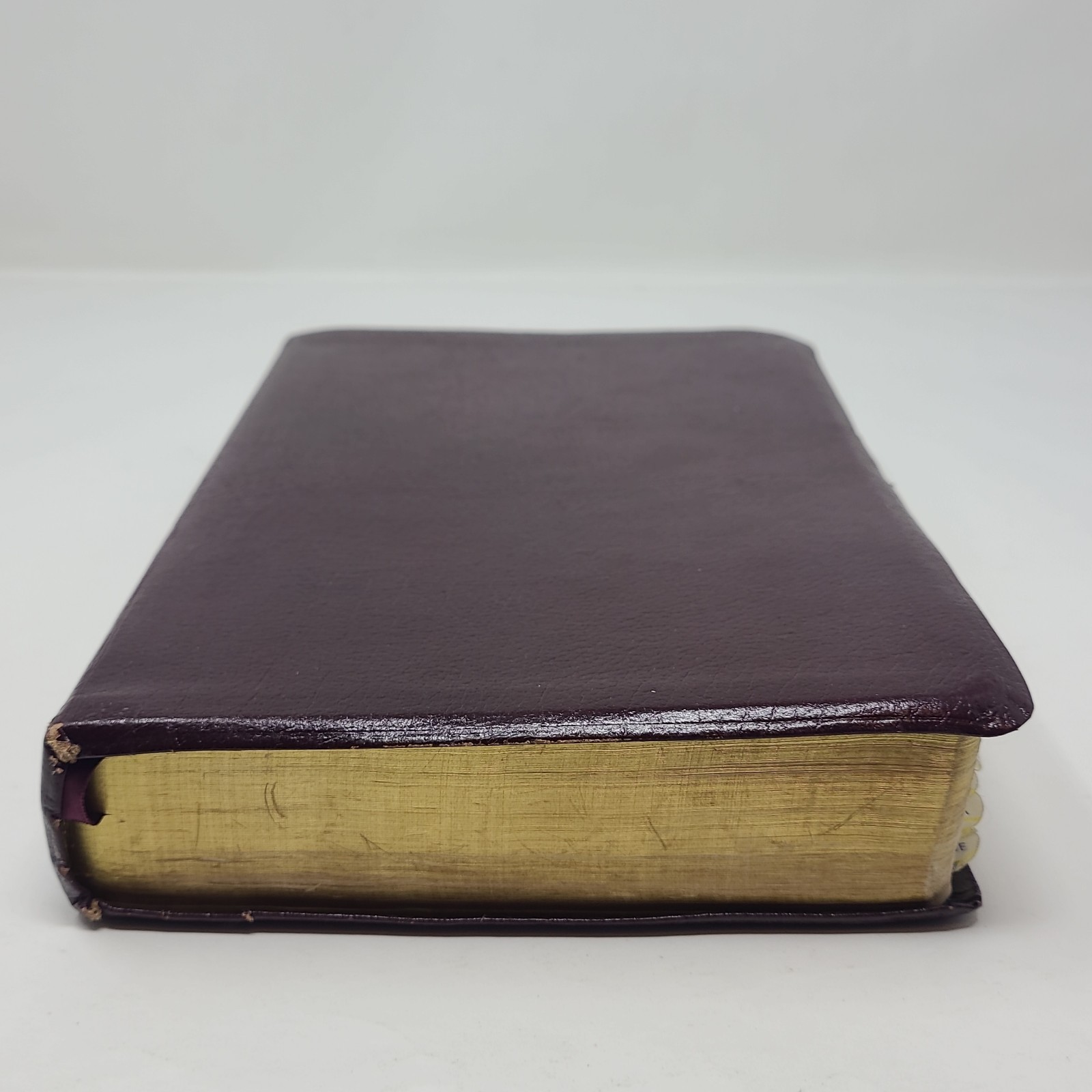 Vntg Ryrie Study Bible Expanded Edition 1995 NASB Burgundy Bonded Leather