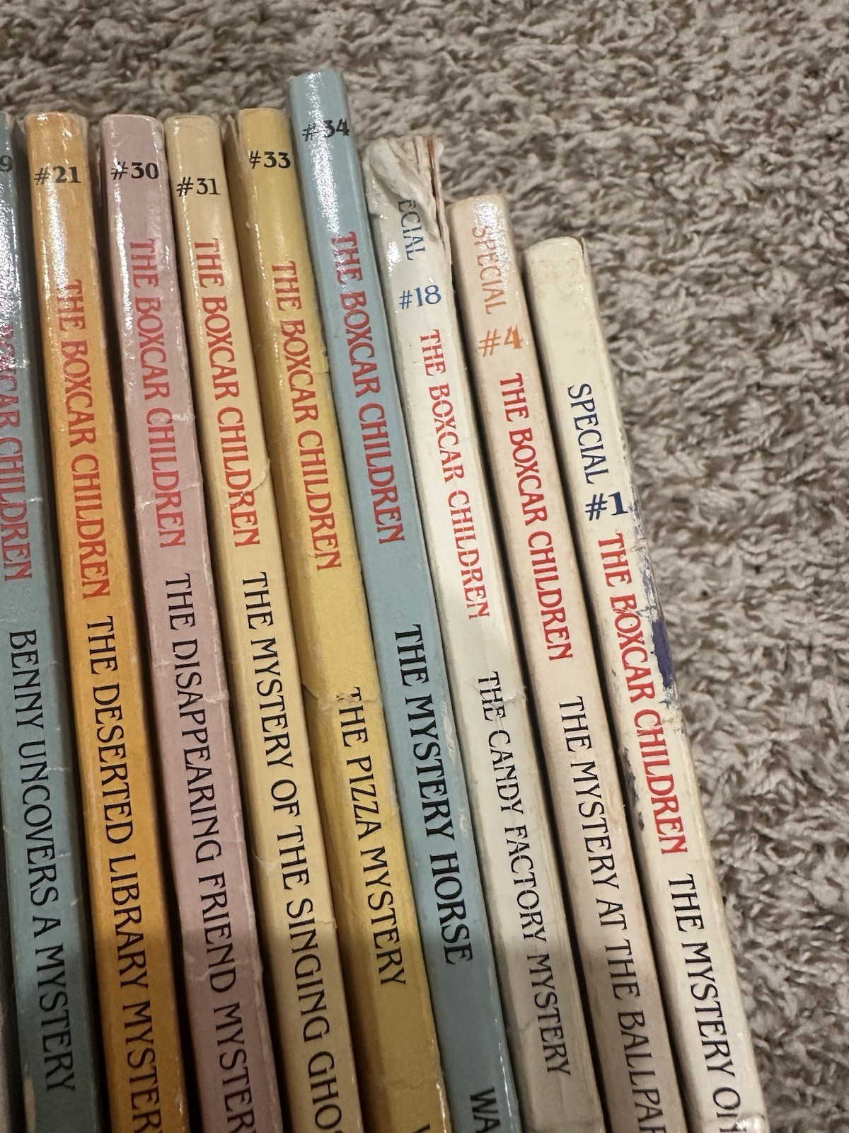 Vntg Boxcar Children Mysteries Lot 15 Books Gertrude Chandler Warner Set PB HC