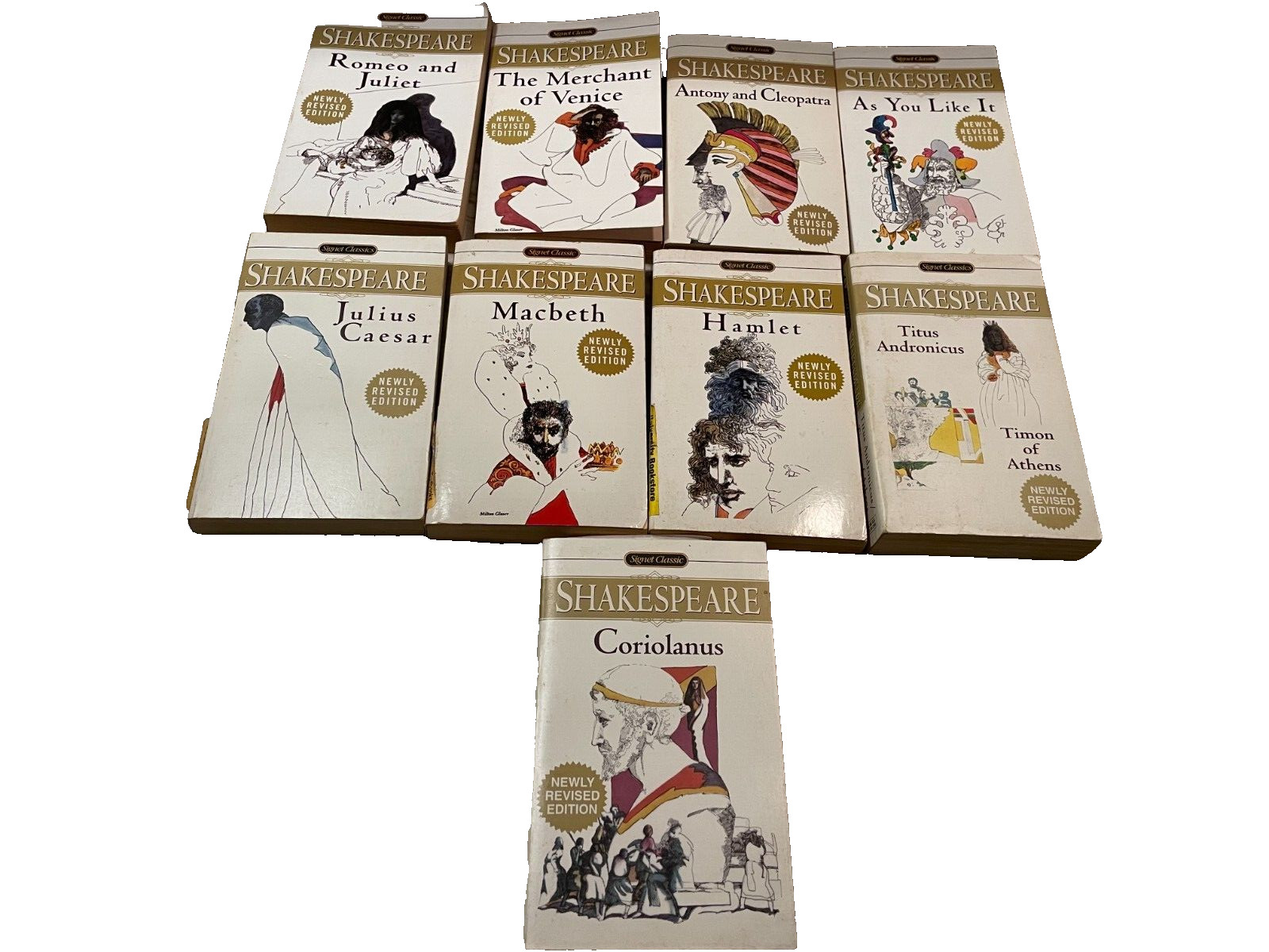 Signet Classics – Shakespeare – Paperbacks 1960s Choose Your Book