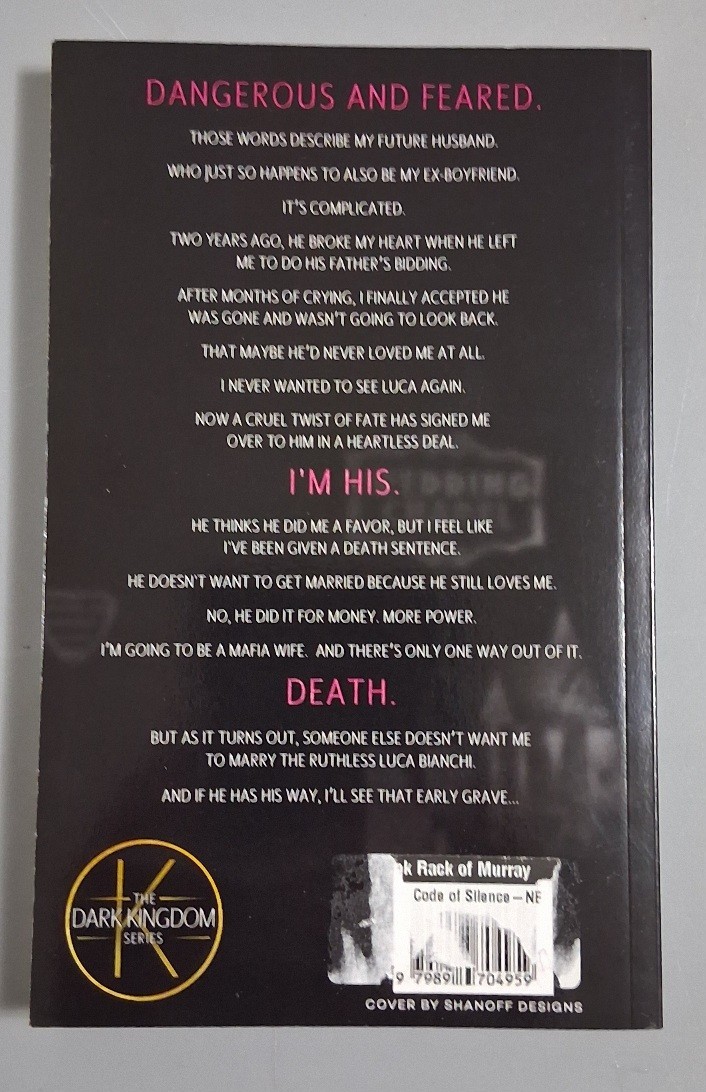 code of silence: the dark kingdom by shantel tessier pb very good condition