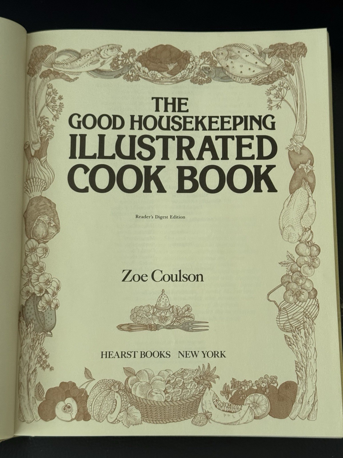 Vtg 1980 The Good Housekeeping Illustrated Cookbook by Zoe Coulson Hardcover-123