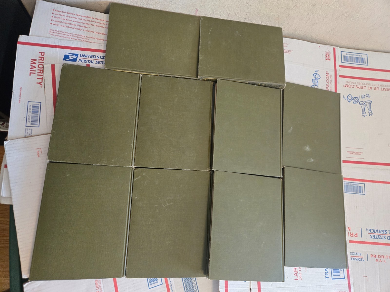 Lot of 10 Boys and Girls Bookshelf books Vol I-X 1910s