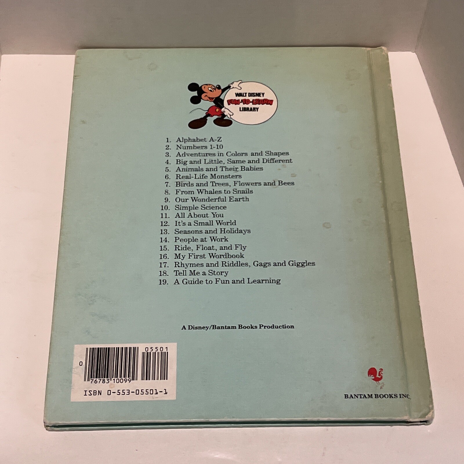 Walt Disney Fun-to-Learn Library Vol. 1, Alphabet A-Z, 1983