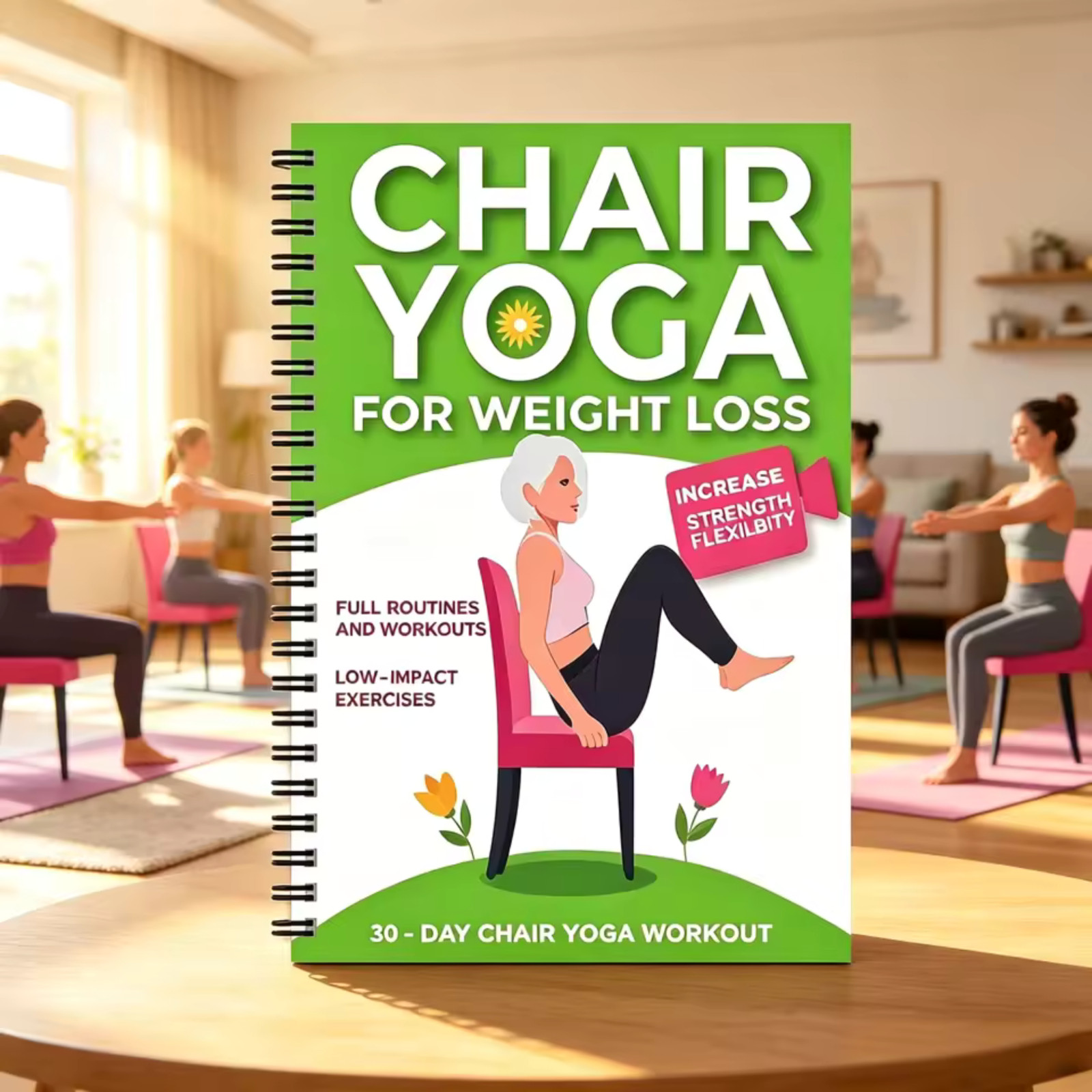 Chair Yoga for Weight Loss: a Collection of 50+ Low-Impact Exercises for Seniors