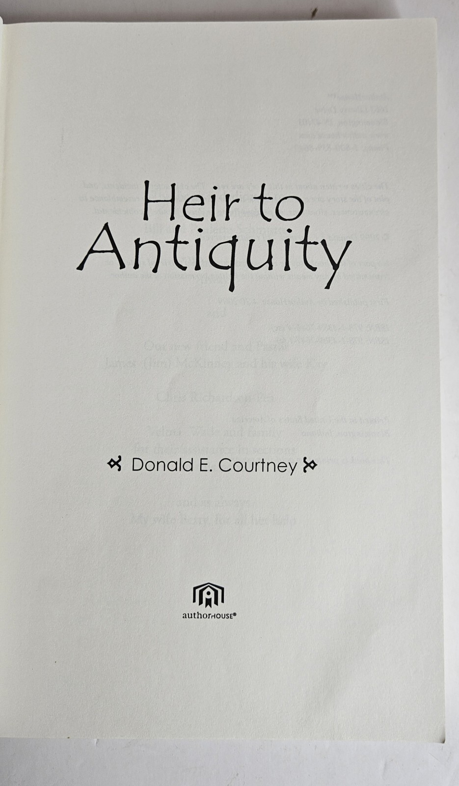 Donald E Courtney Book Lot of 5 Signed Books Fiction