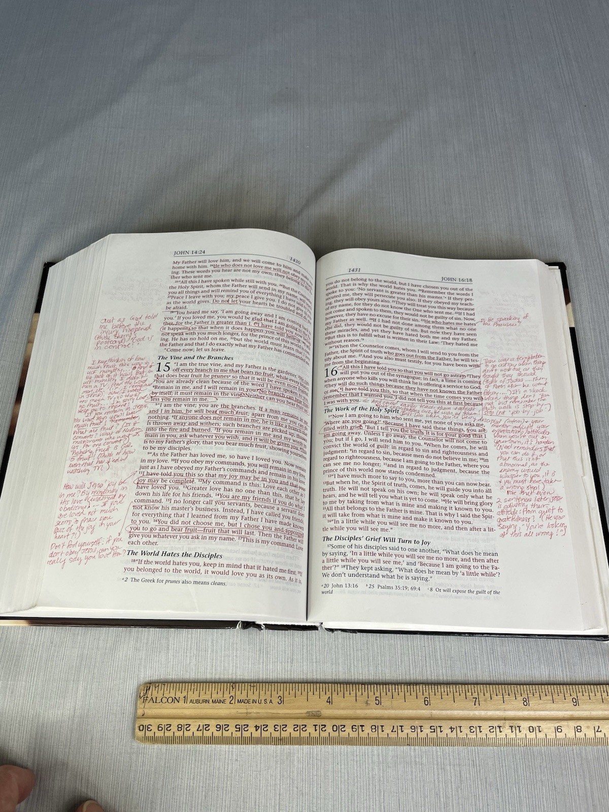 Zondervan NIV Wide Margin Bible by Zondervan Staff (2001, Hardcover) **Good**