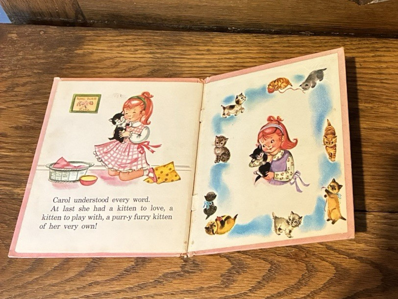 Whitman Tell A Tale Book Too Many Kittens by Mabel Watts – Vintage 1963