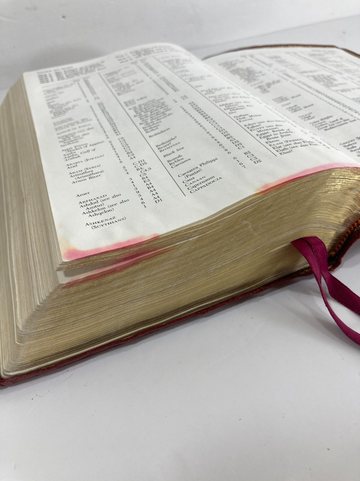 The Open Bible NAS Expanded Edition Burgundy 1985 USA Nelson 976BG Leather