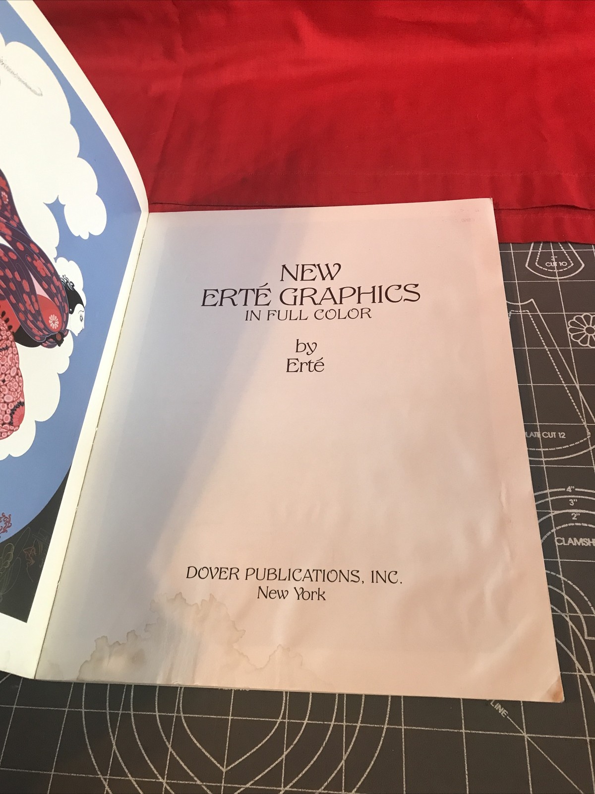Vintage 1984 Erte New Erte Graphics In Full Color Book