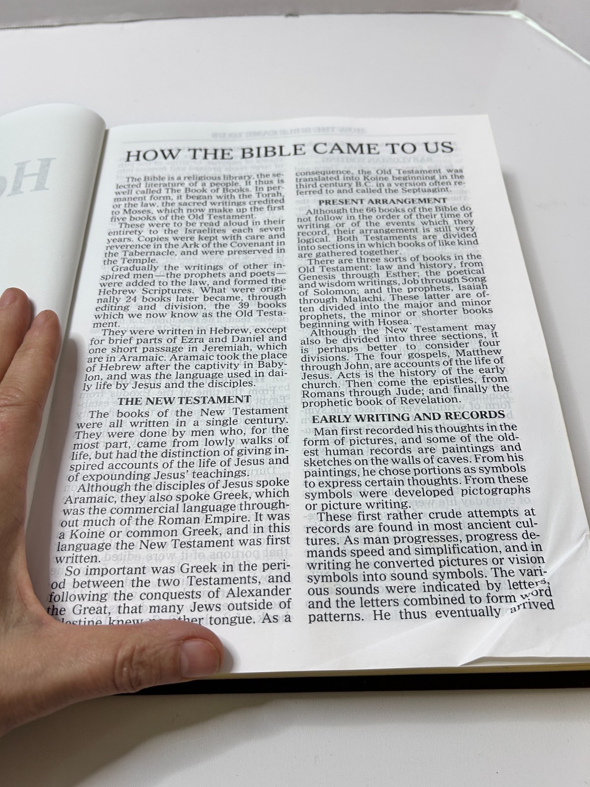 KJV Holy Bible Giant Print Personal Library Edn Reference Dictionary Concordance