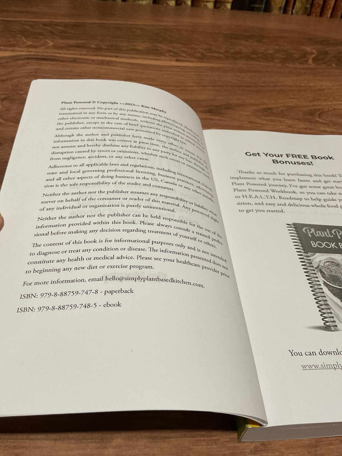 Plant Powered by Kim Murphy 2023, Paperback