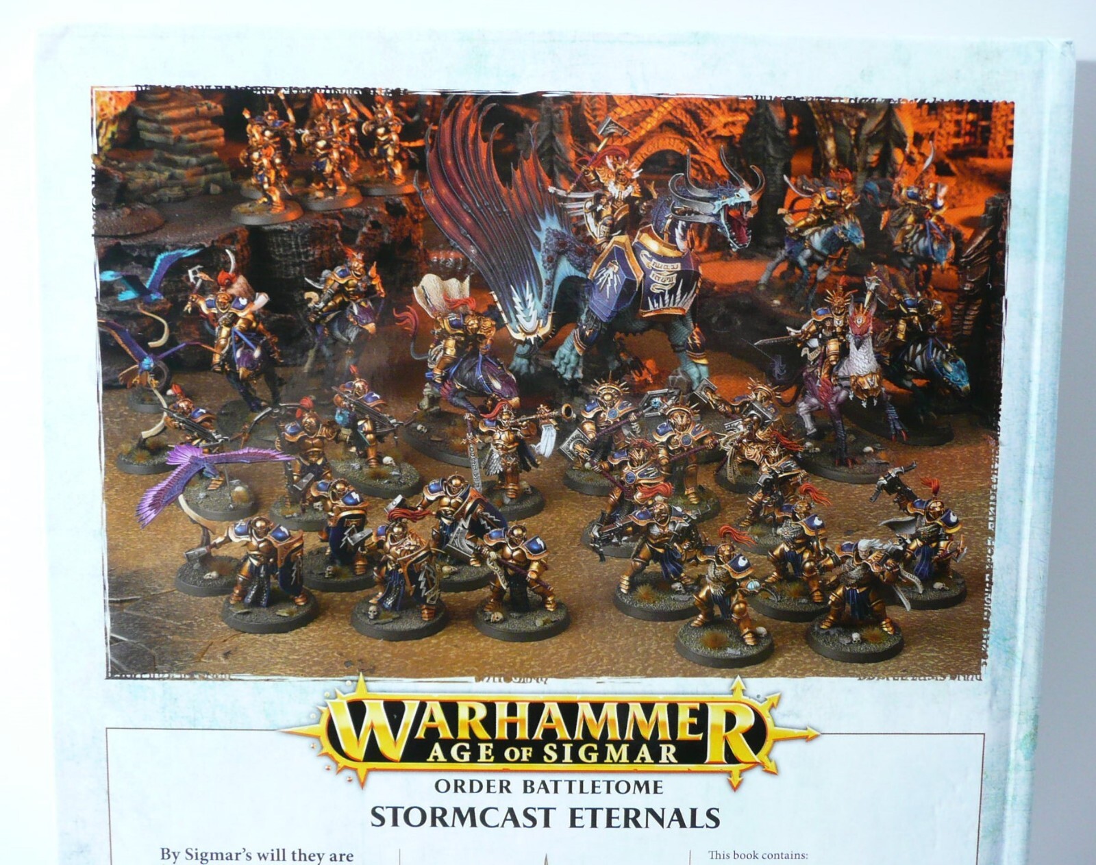 Warhammer Age Of Sigmar Stormcast Eternals Hardcover Book Minor Damage 168 Pages