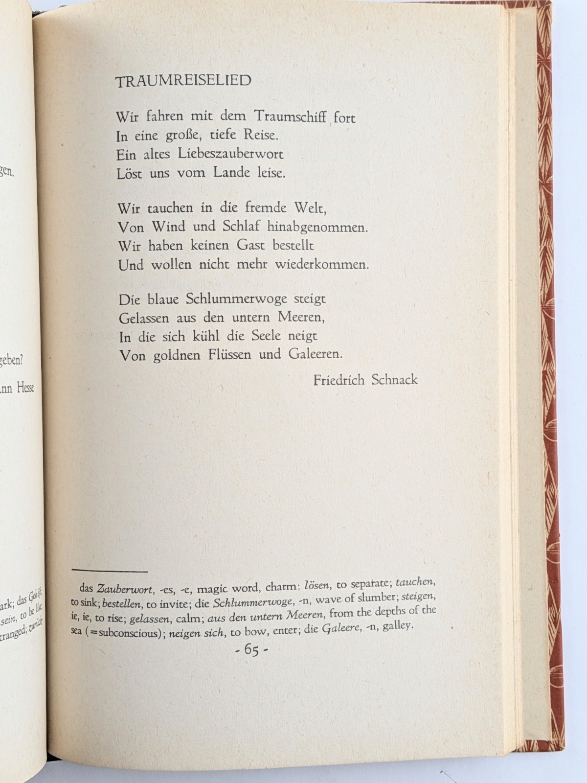 Kleine Anthologie Deutscher Lyrik (1947) Vintage German Poetry Collection