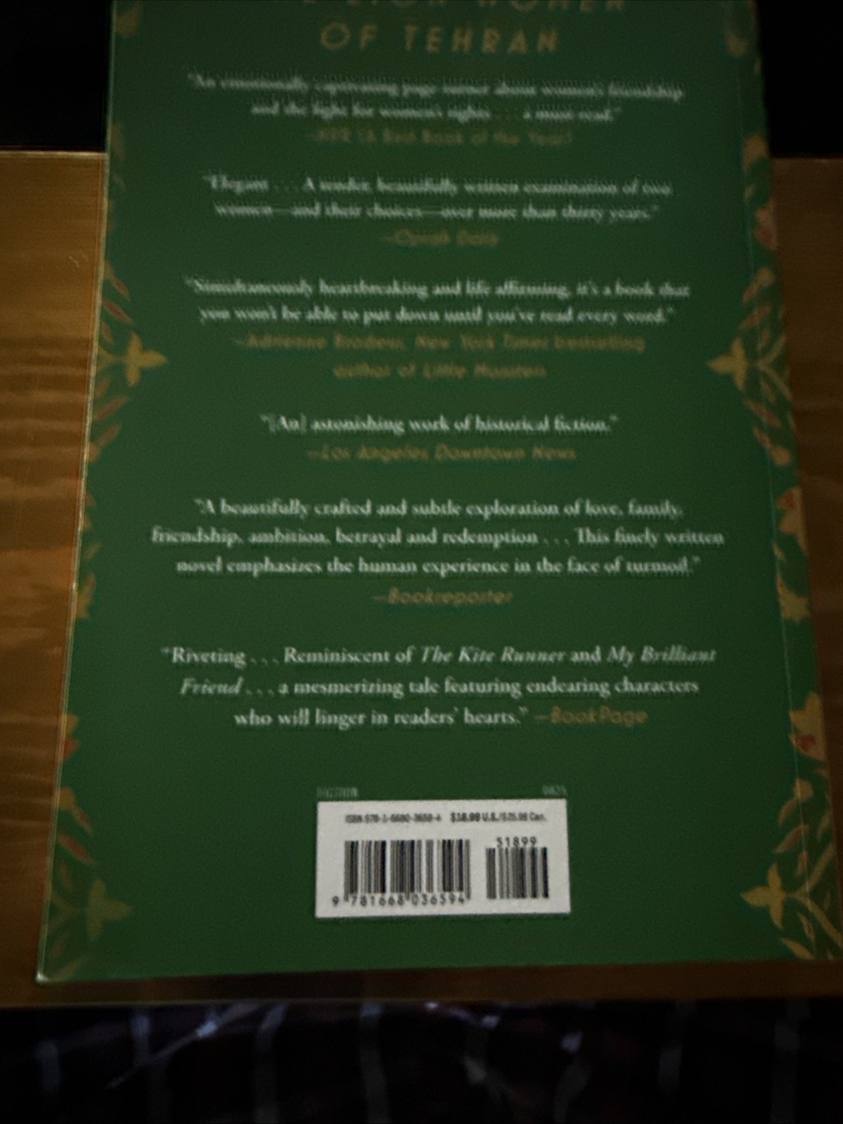 Lion Women of Tehran by Marjan Kamali (2025, Trade Paperback)