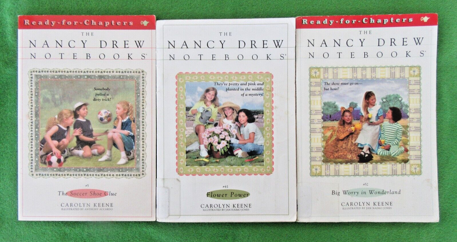 LOT 3 PB THE NANCY DREW NOTEBOOKS BY CAROLYN KEENE – READY FOR CHAPTERS AGES 6-9