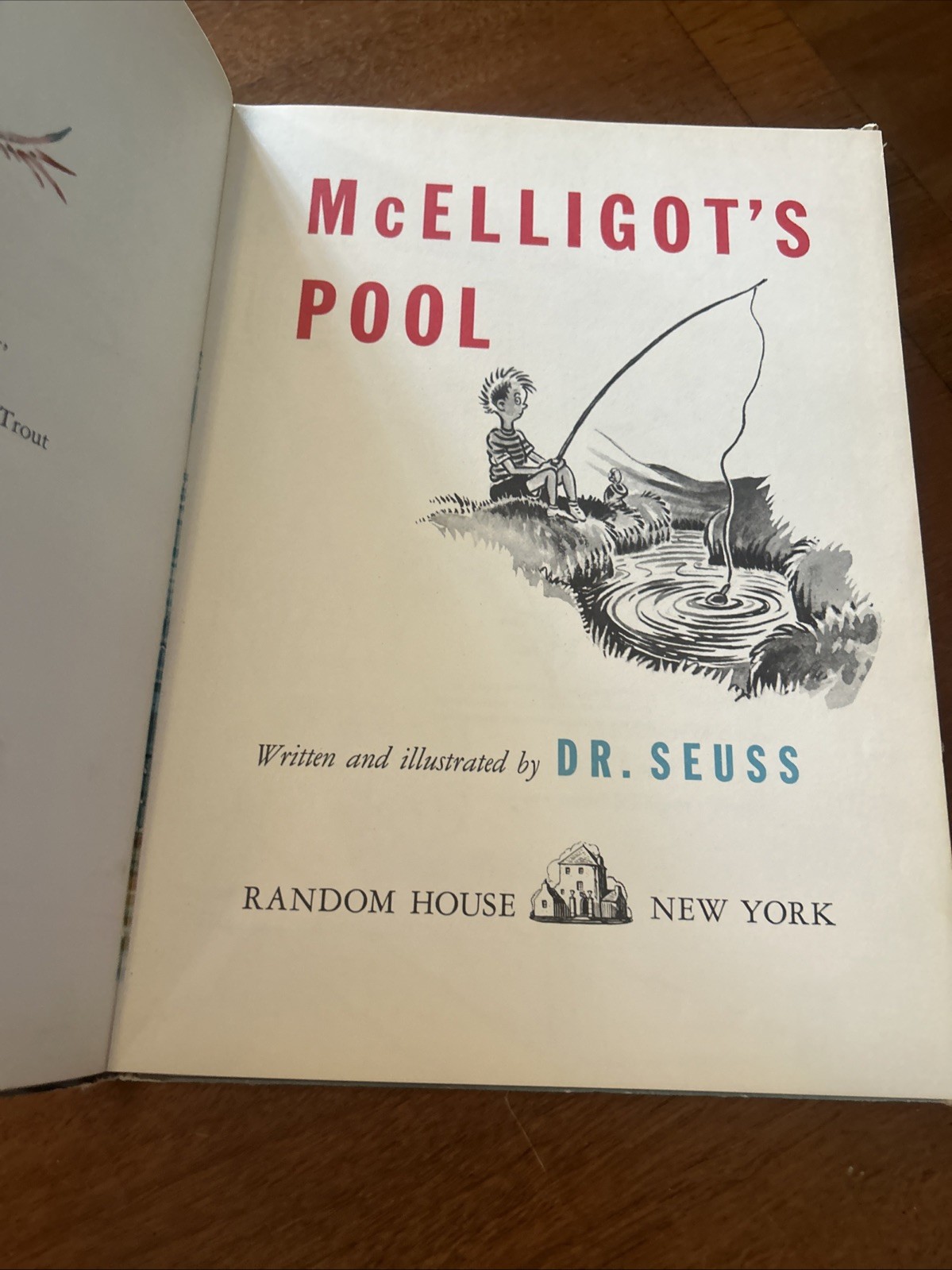 McElligot’s Pool by Dr. Seuss -1947 Edition – Hardcover –