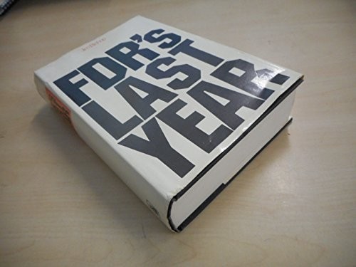F.D.R.’s Last Year by Bishop, Jim Hardback Book The Fast Free Shipping