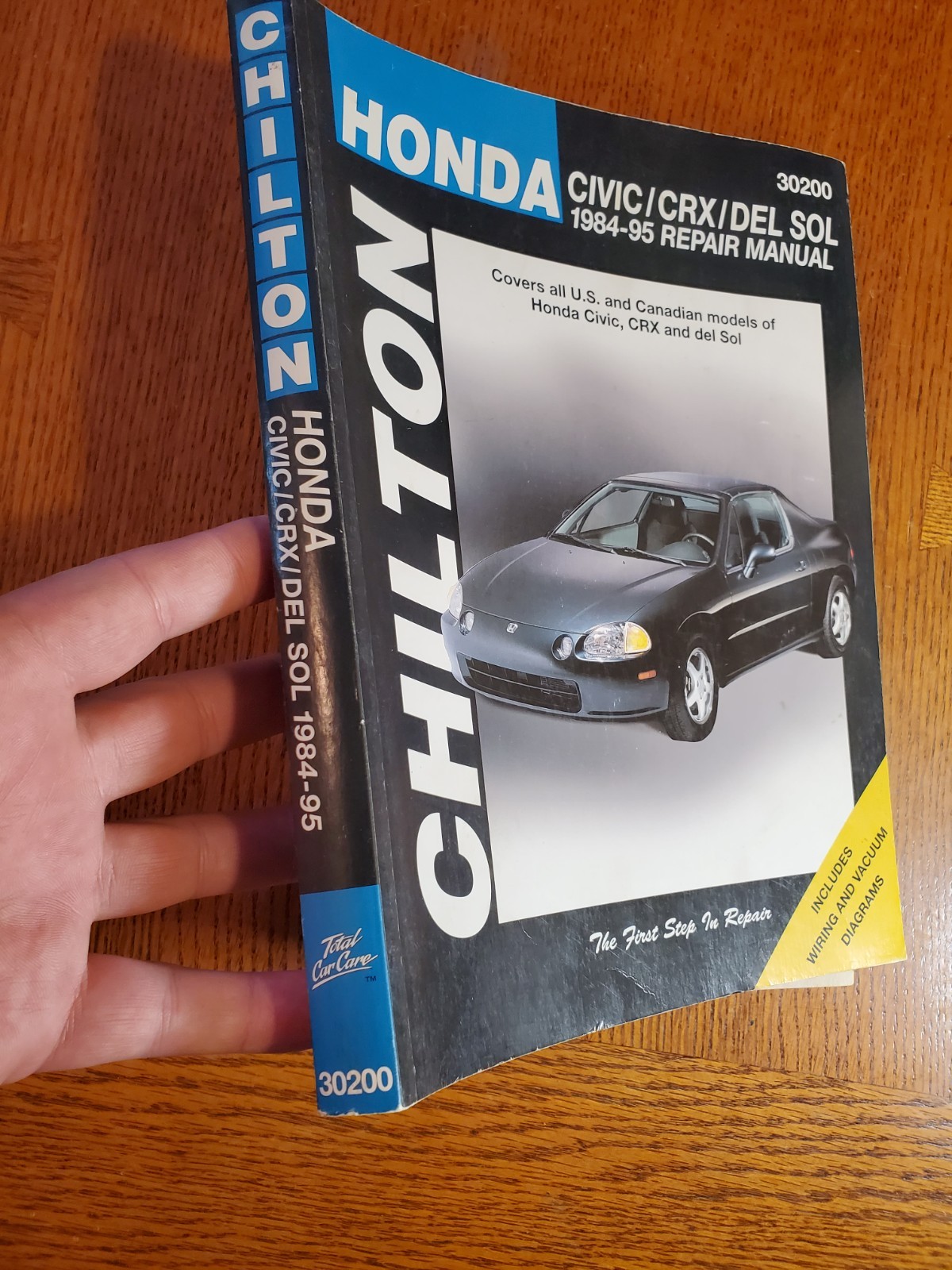 1984-1995 Honda Civic/CRX/Del Sol 1984-95 Repair Manual #30200 by Chilton
