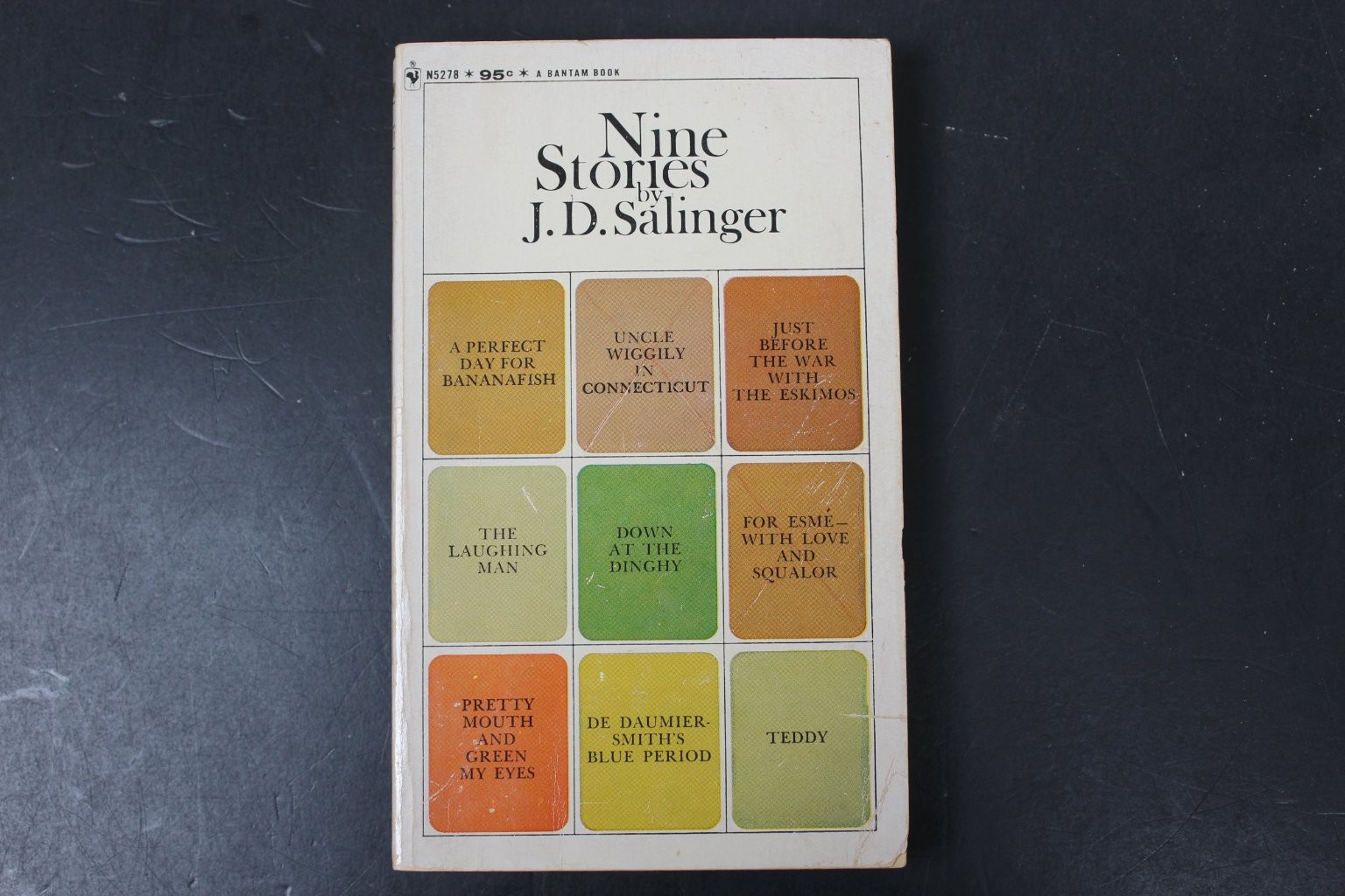 Nine Stories J.D. Salinger 1968 Bantam Edition Short Stories Fiction PB