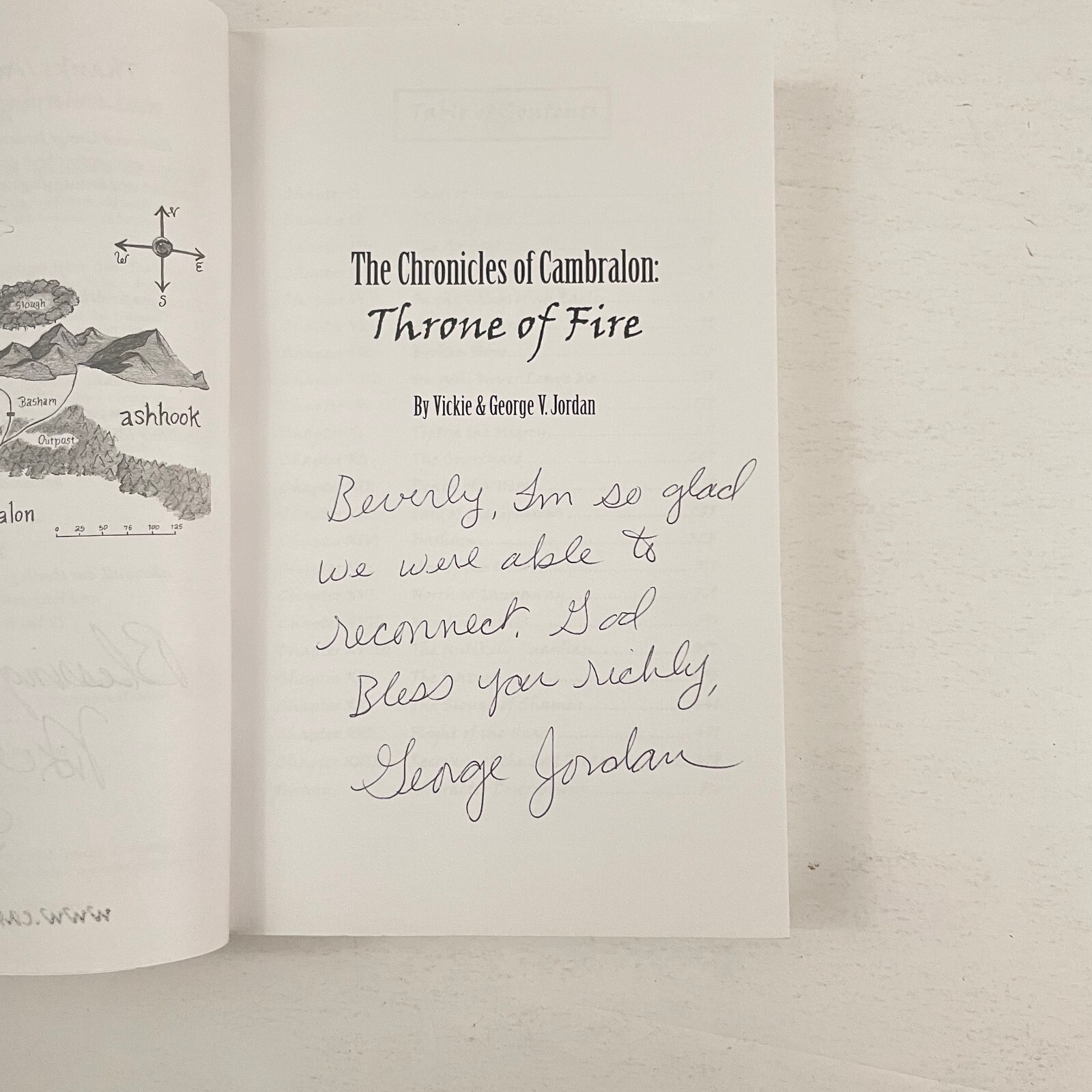 The Chronicles of Cambralon – Throne Of Fire SIGNED by Vickie & George V Jordan
