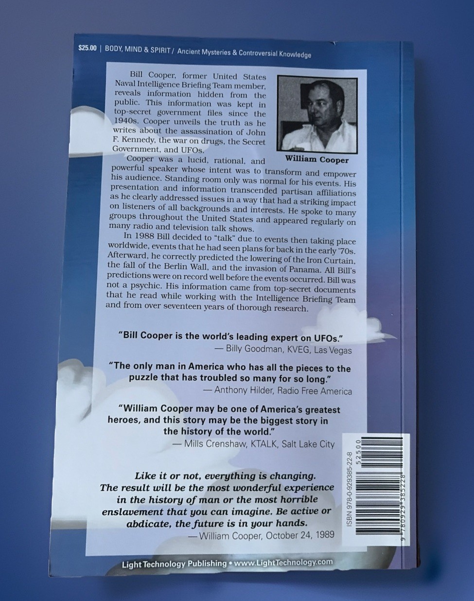 Behold a Pale Horse By Milton William Cooper UFO Deep State JFK Assasination