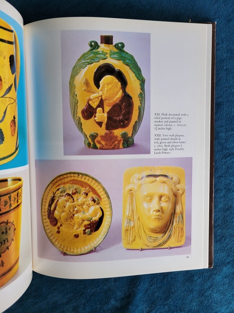 ENGLISH YELLOW-GLAZED EARTHENWARE ; HARDCOVER ; 125 PAGES ; ILLUSTRATED