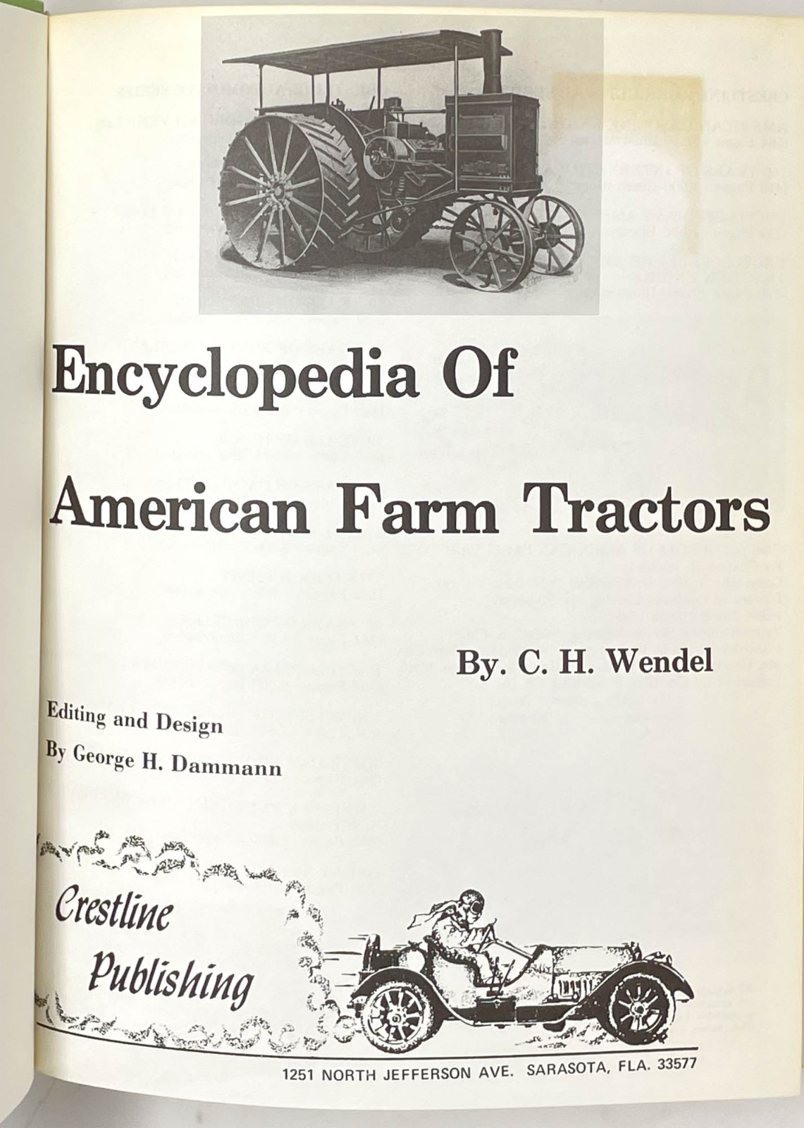 Encyclopedia of American Farm Tractors, C H Wendel, Crestline Series 1979