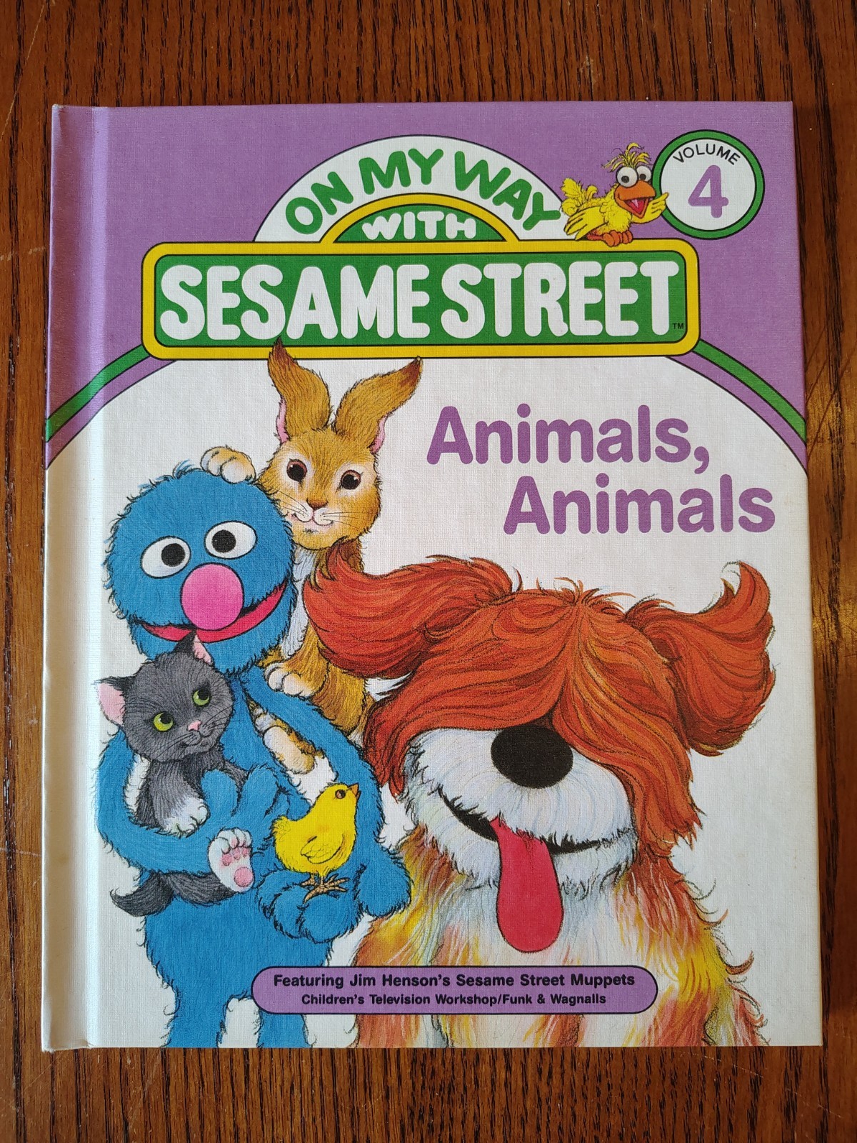 1989 On My Way With Sesame Street Books Volumes 1-5 Good Condition