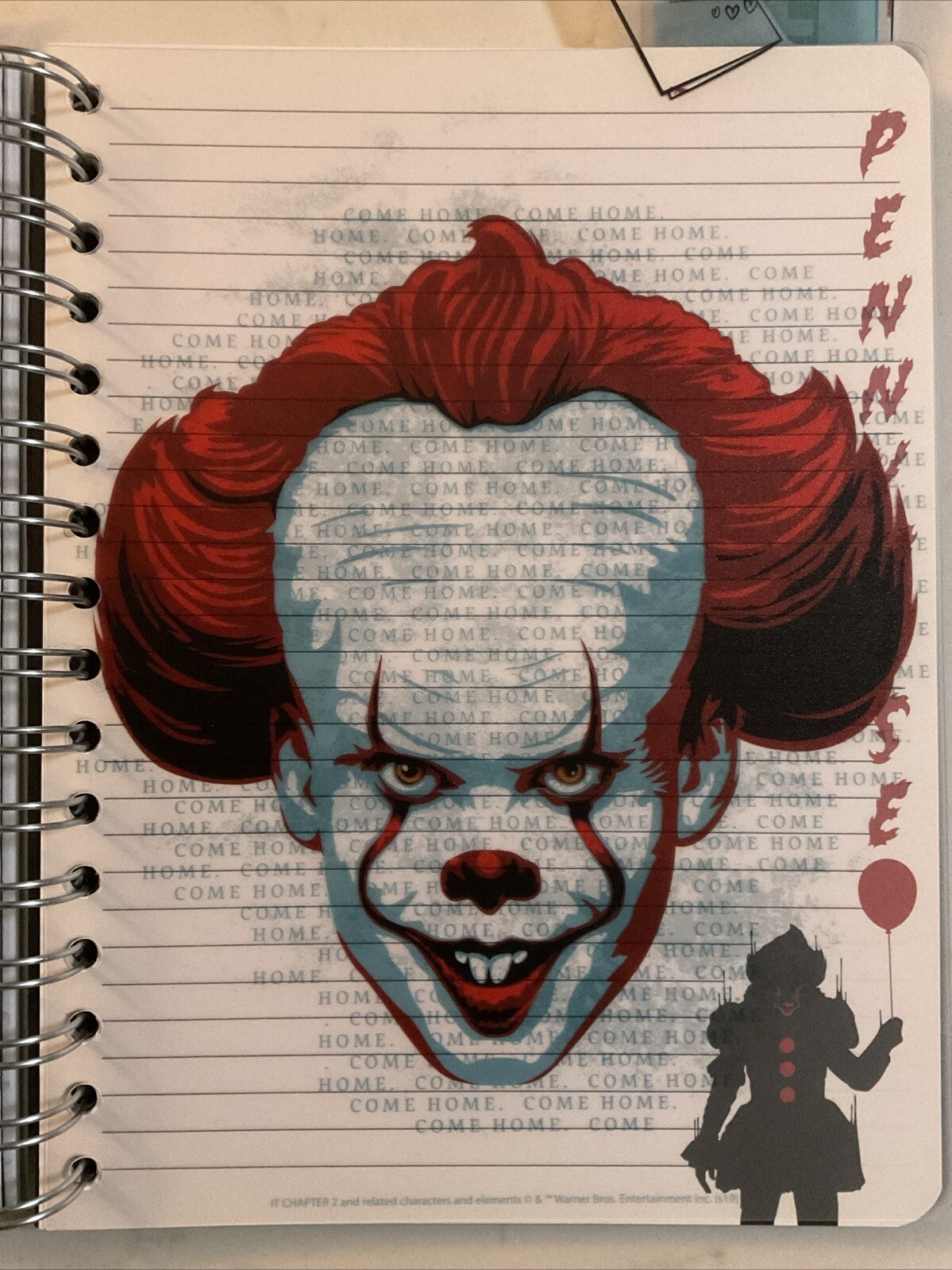 IT: Chapter 2 Spiral Journal Notebook 144 Pages With Awesome Exclusive Art