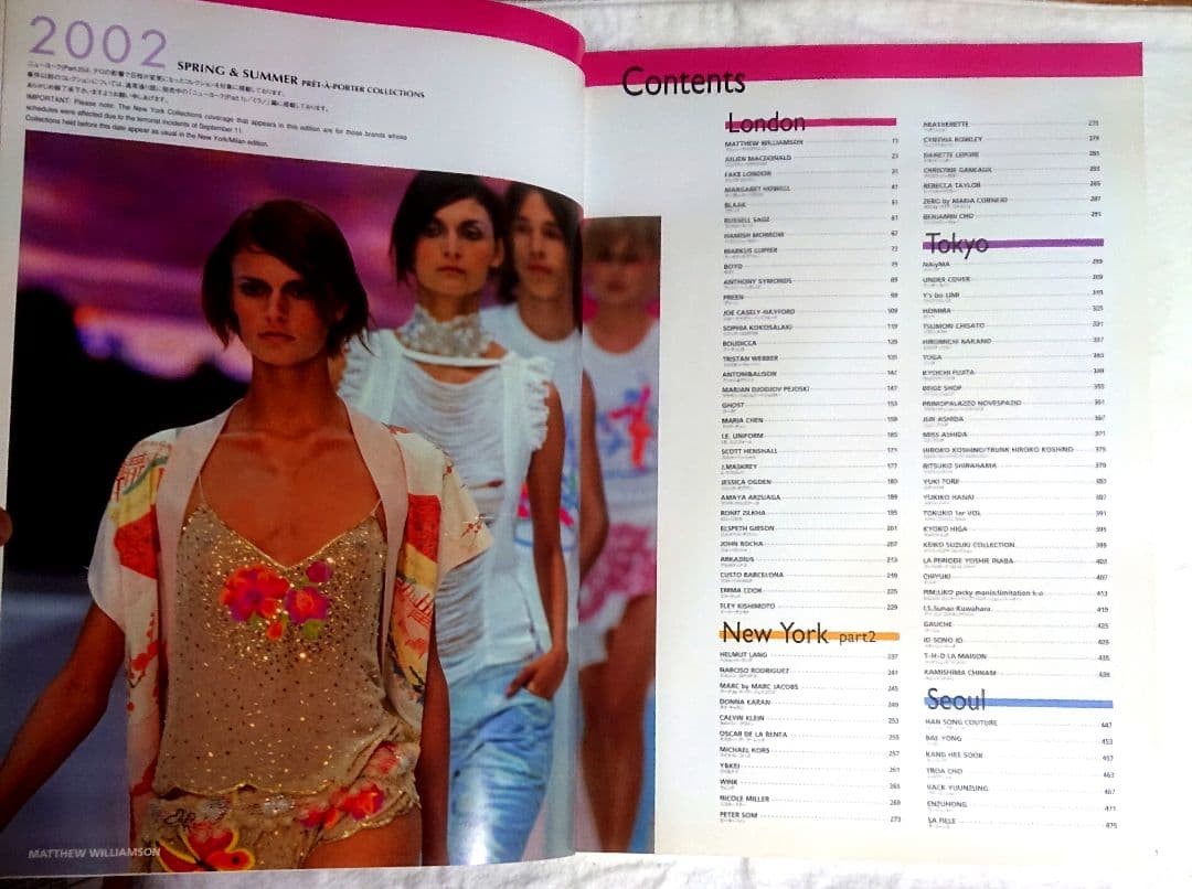GAP PRESS 2002 Spring/Summer Collection B4 Art Book 480 Pages London NY Tokyo S