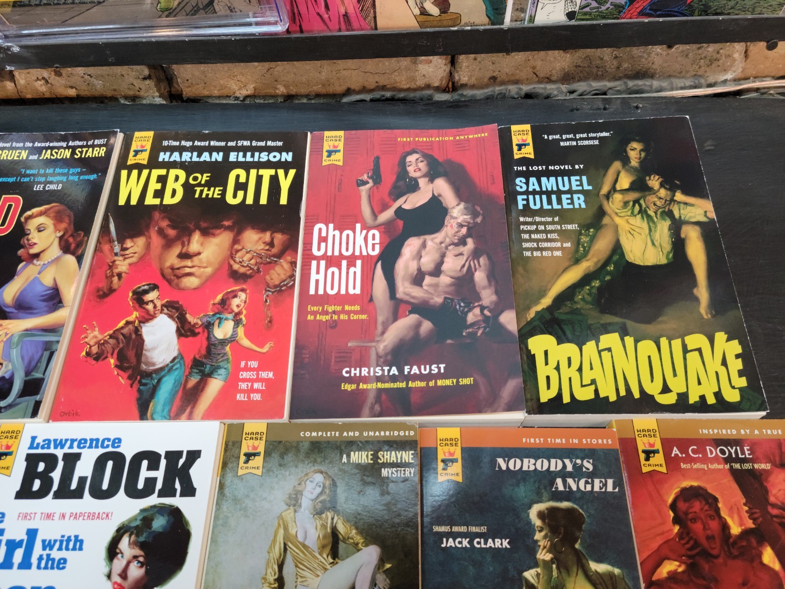 Lot of 11 HARD CASE CRIME Books – See Photos for Details!