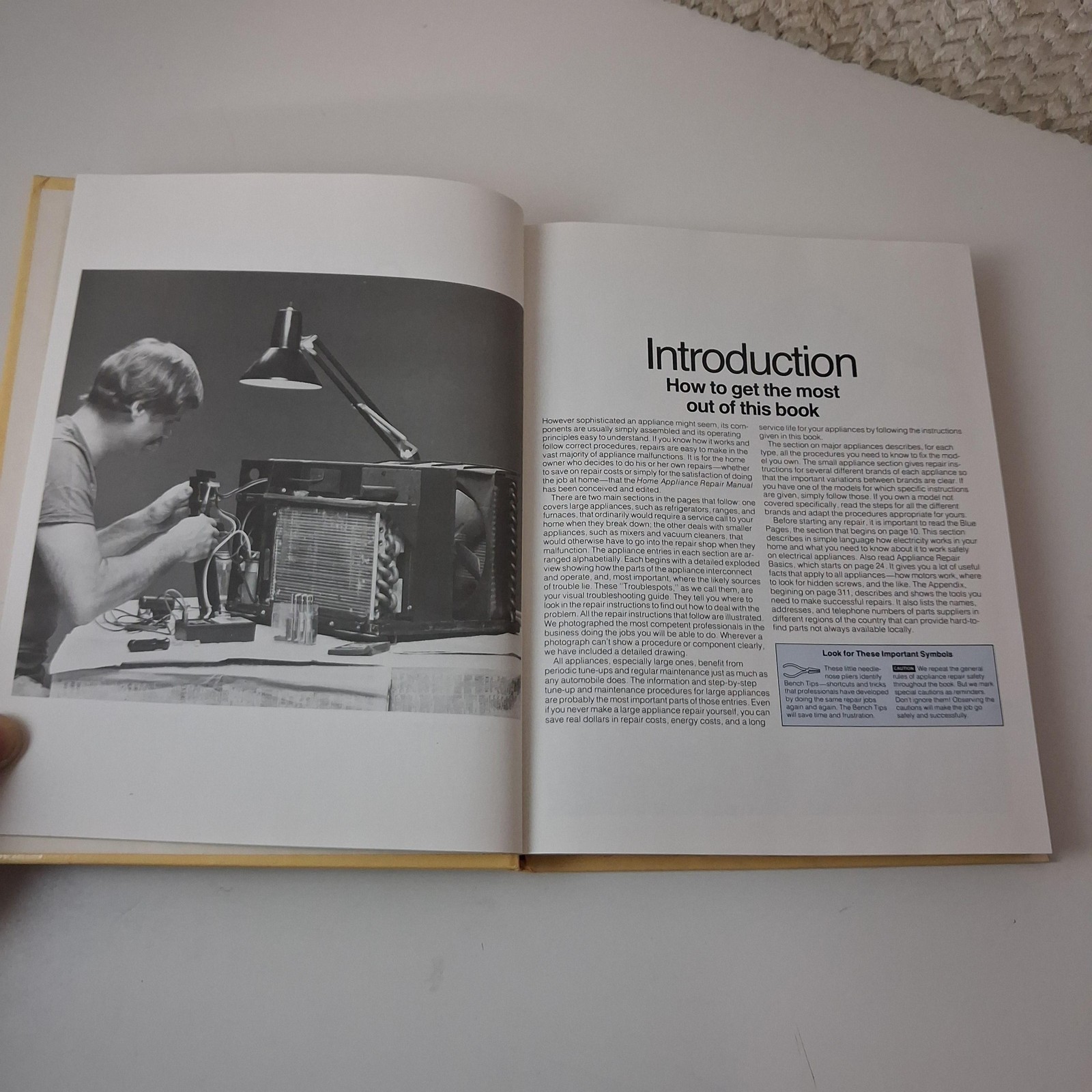 Vintage Popular Mechanics Home Appliance Repair Manual Hardcover 1981 DIY Guide