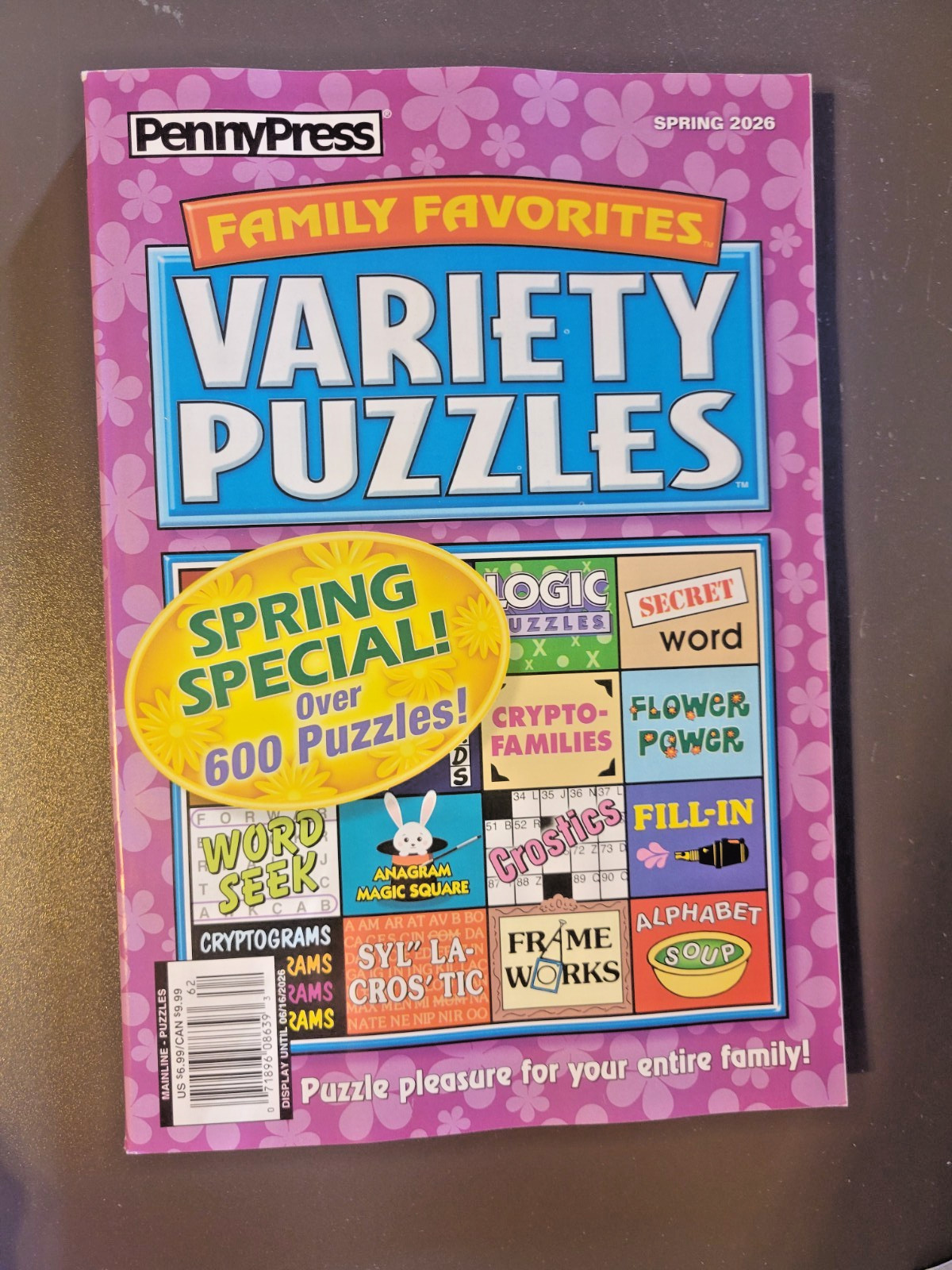 Family Favorite Variety Puzzles by Penny Press – Spring Special – 600+ Puzzles!